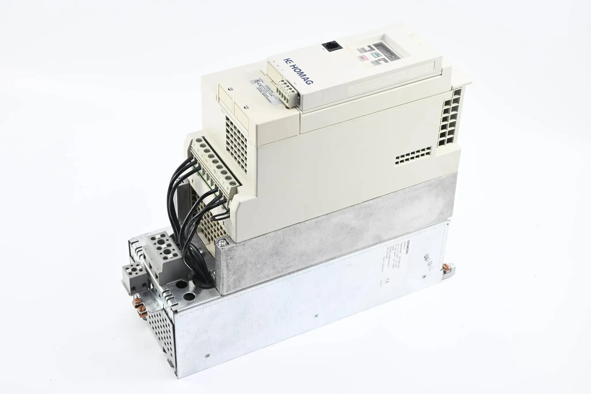 Produktfoto 1 von KEB Frequenzumrichter 15F5CBE-YA00 inkl. 00F5060-5A11 + Siemens 4EF1400-3AA