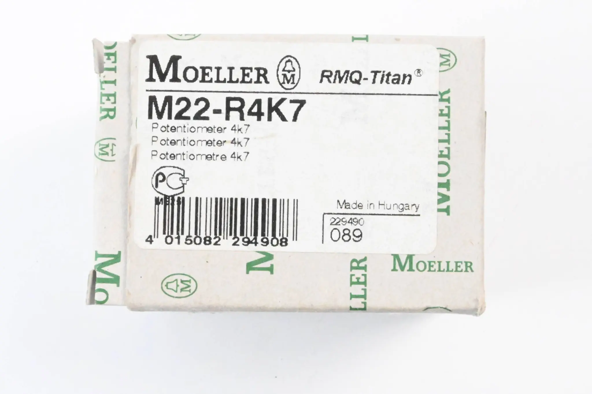 Moeller Potentiometer 4K7 RMQ-Titan M22-R4K7