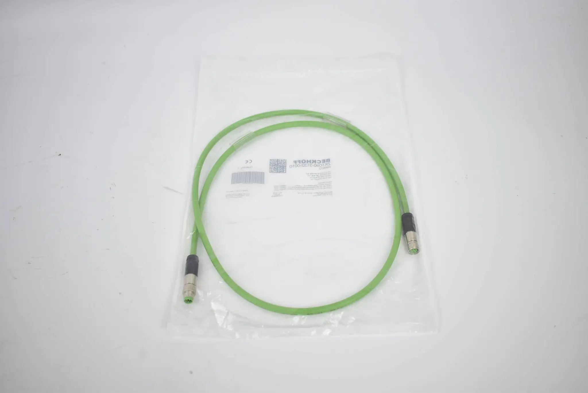Produktfoto 1 von Beckhoff EtherCAT-Leitung M8 Kupplung gerade 1m ZK1090-3132-0010