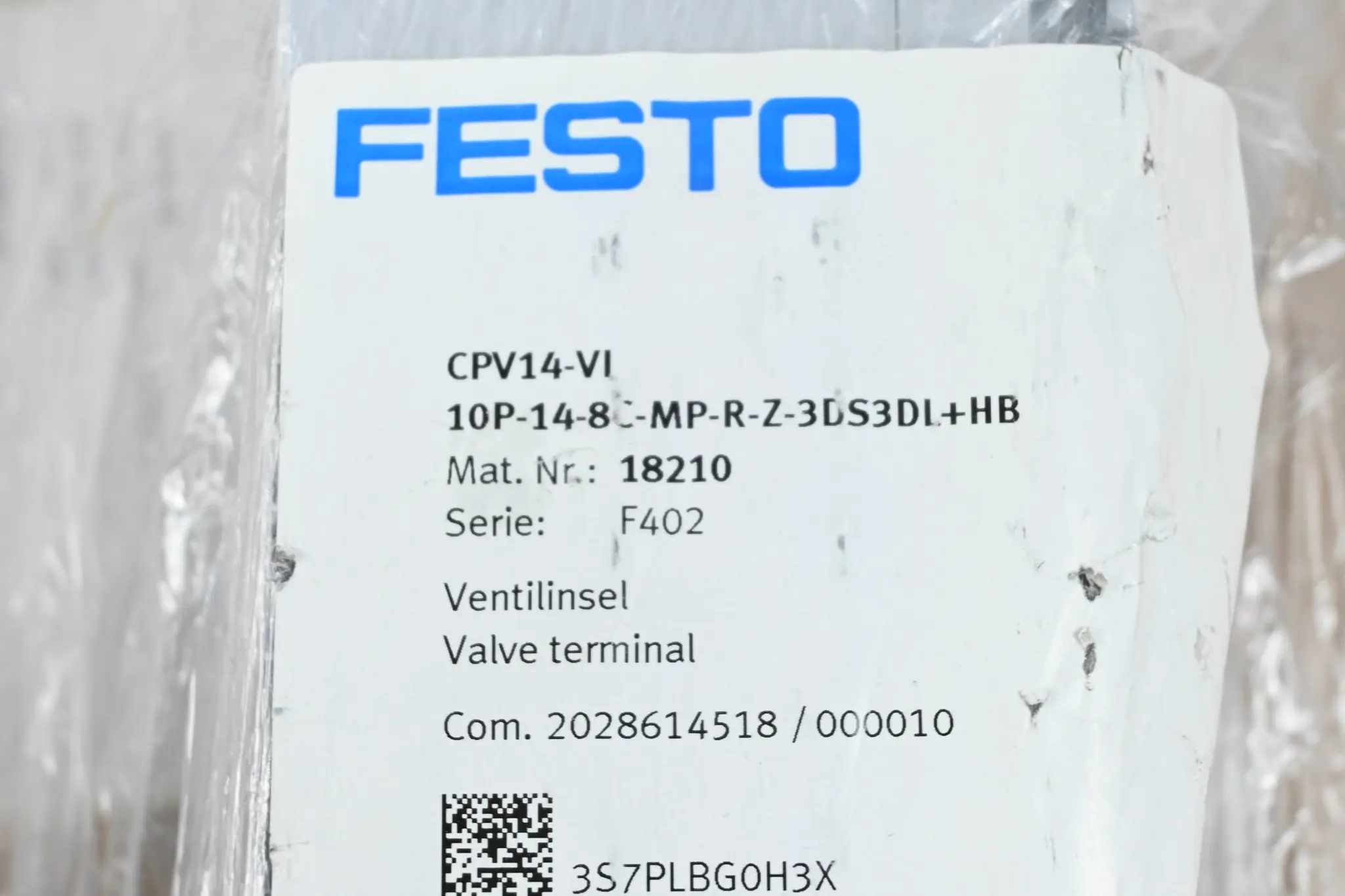 Produktfoto 1 von Festo Ventilinsel CPV14-VI 10P-14-8C-MP-R-Z-3DS3DL+HB ( 18210 )