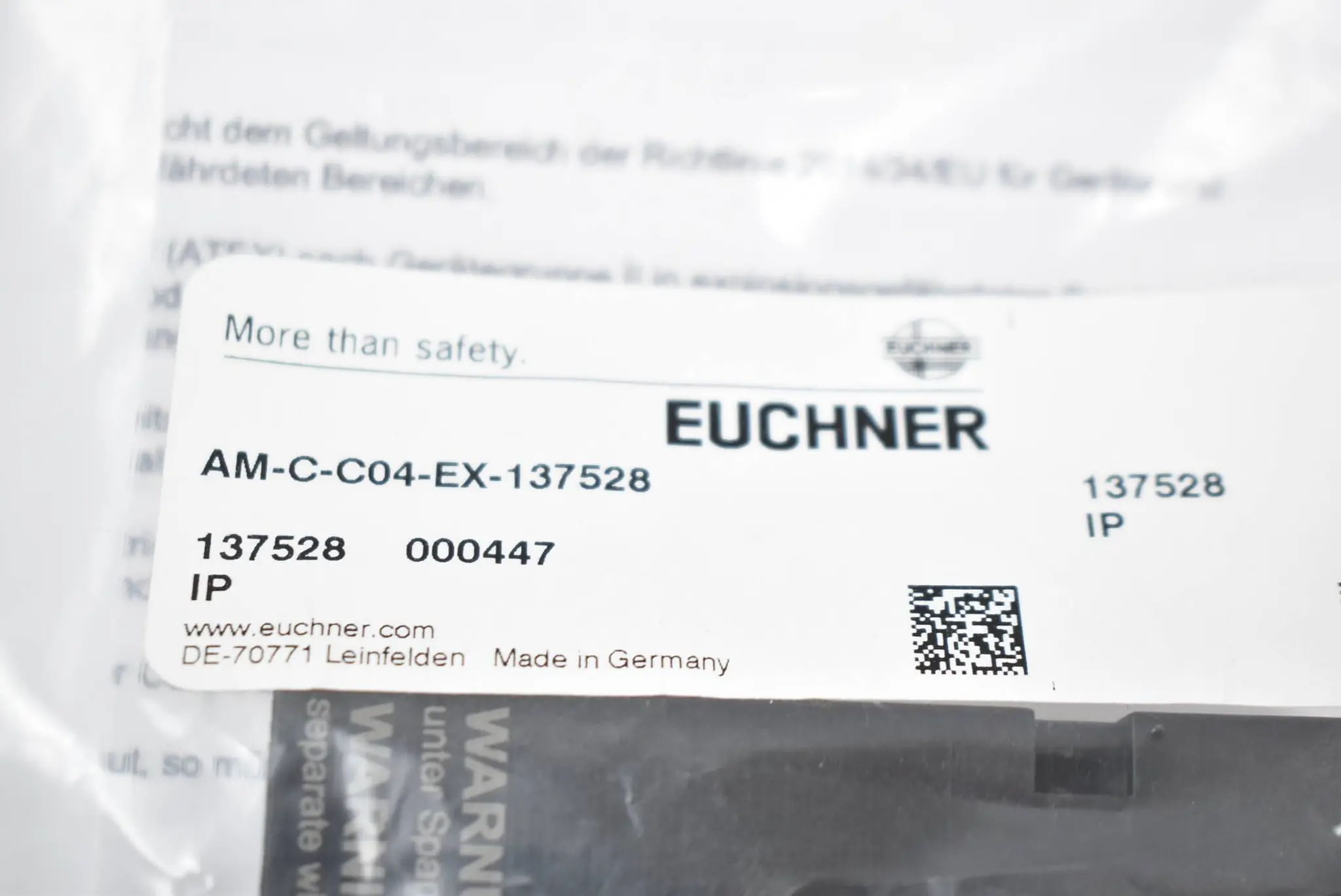 Produktfoto 1 von Euchner Gehäuseschutz ATEX AM-C-C04-EX-137528 ( 137528 )
