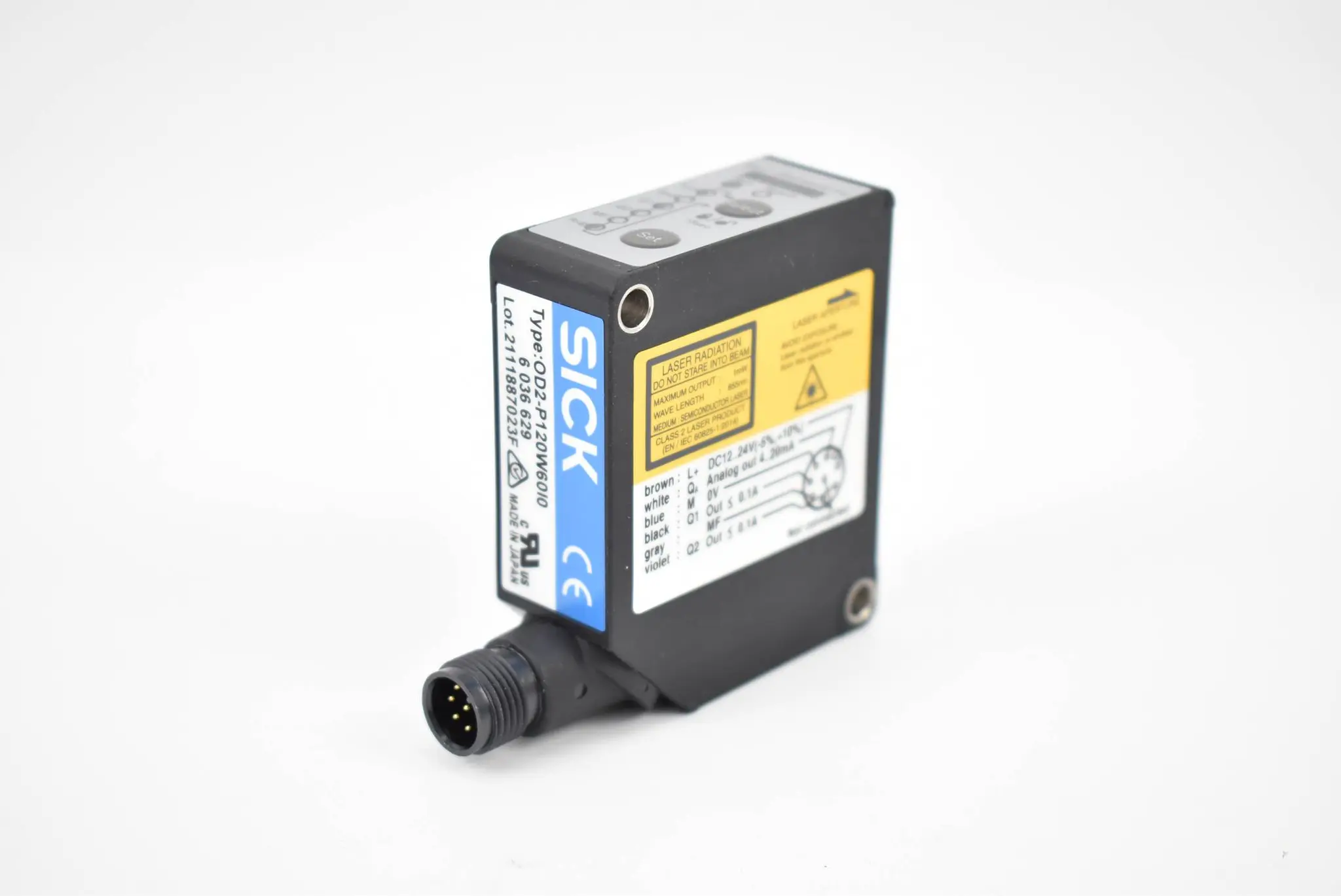 Produktfoto 1 von Sick Laser-Distanzsensor OD-Wert OD2-P120W60I0 ( 6036629 )