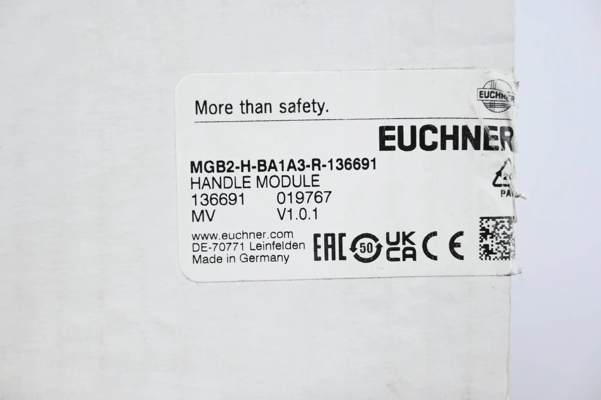Produktfoto 1 von Euchner Griffmodul MGB2-H-BA1A3-R-136691 ( 136691 )