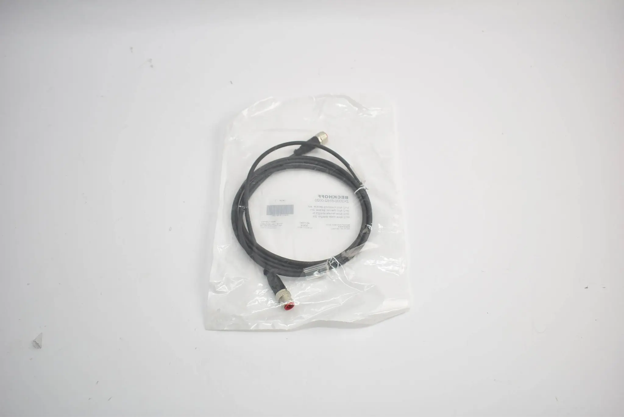 Produktfoto 1 von Beckhoff Sensorleitung PUR M12 4pol Kupplung 2 m ZK2000-6162-0020