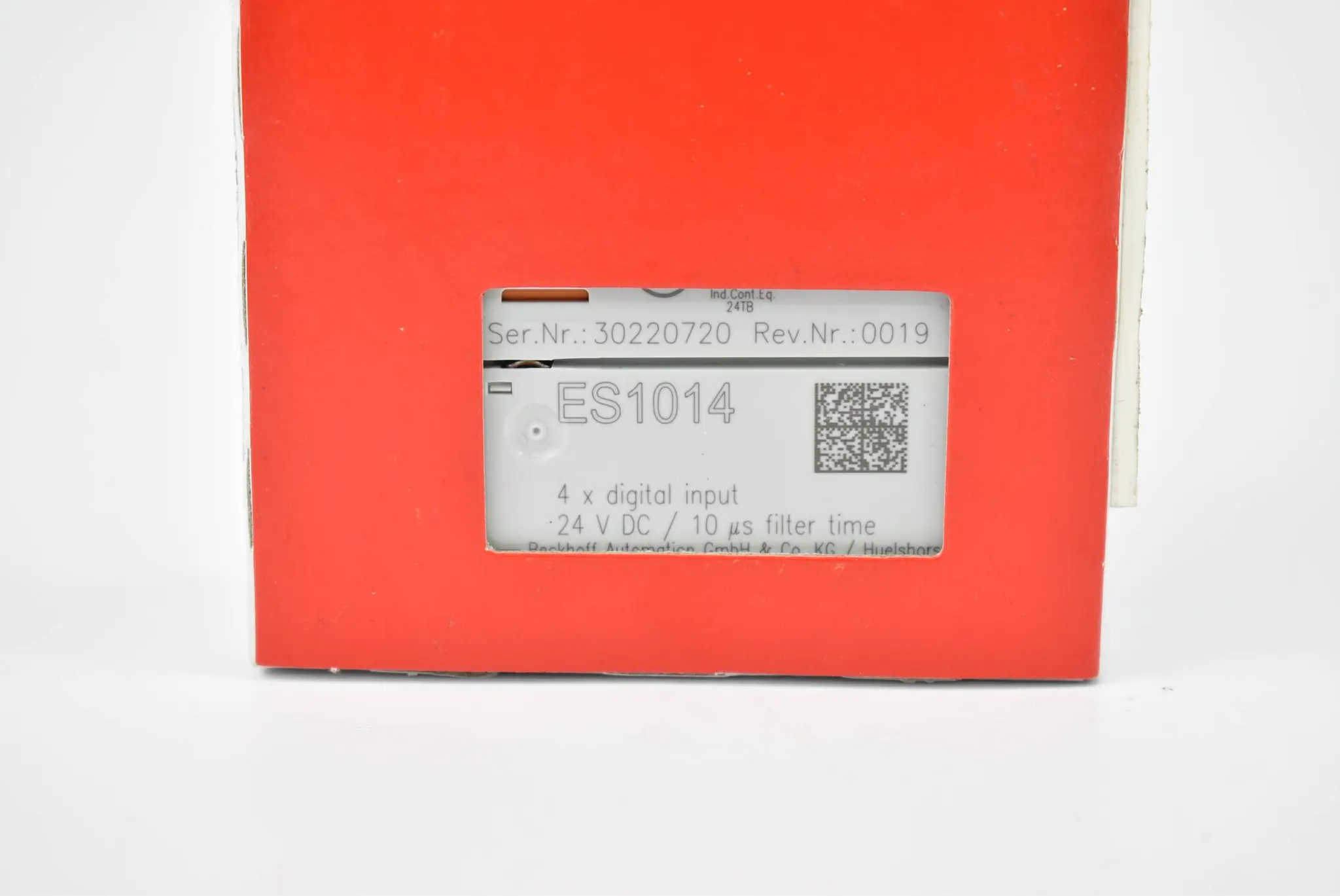Produktfoto 1 von Beckhoff 4-Kanal-Digital-Eingang 24VDC 10μs ES1014