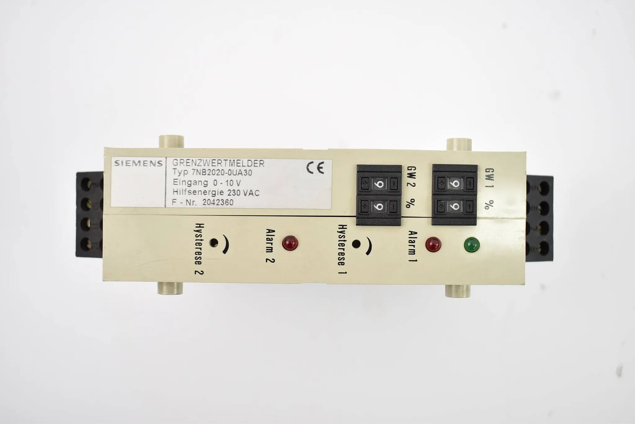 Produktfoto 1 von Siemens Grenzwertmelder 0-10 V 230 VAC 7NB2 020-0UA30 ( 7NB2020-0UA30 )