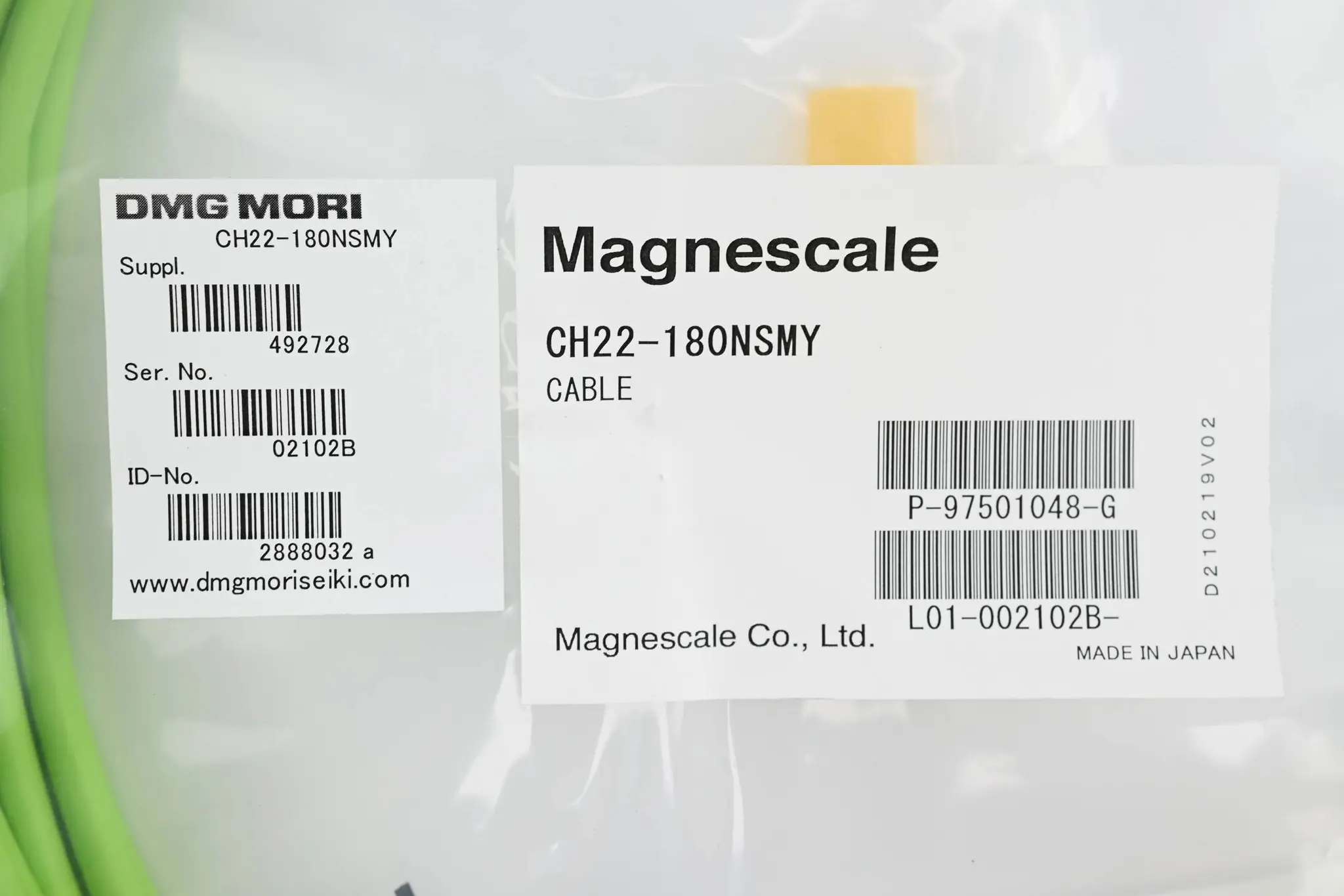 Produktfoto 1 von DMG Mori Magnescale Kabel CH22-180NSMY