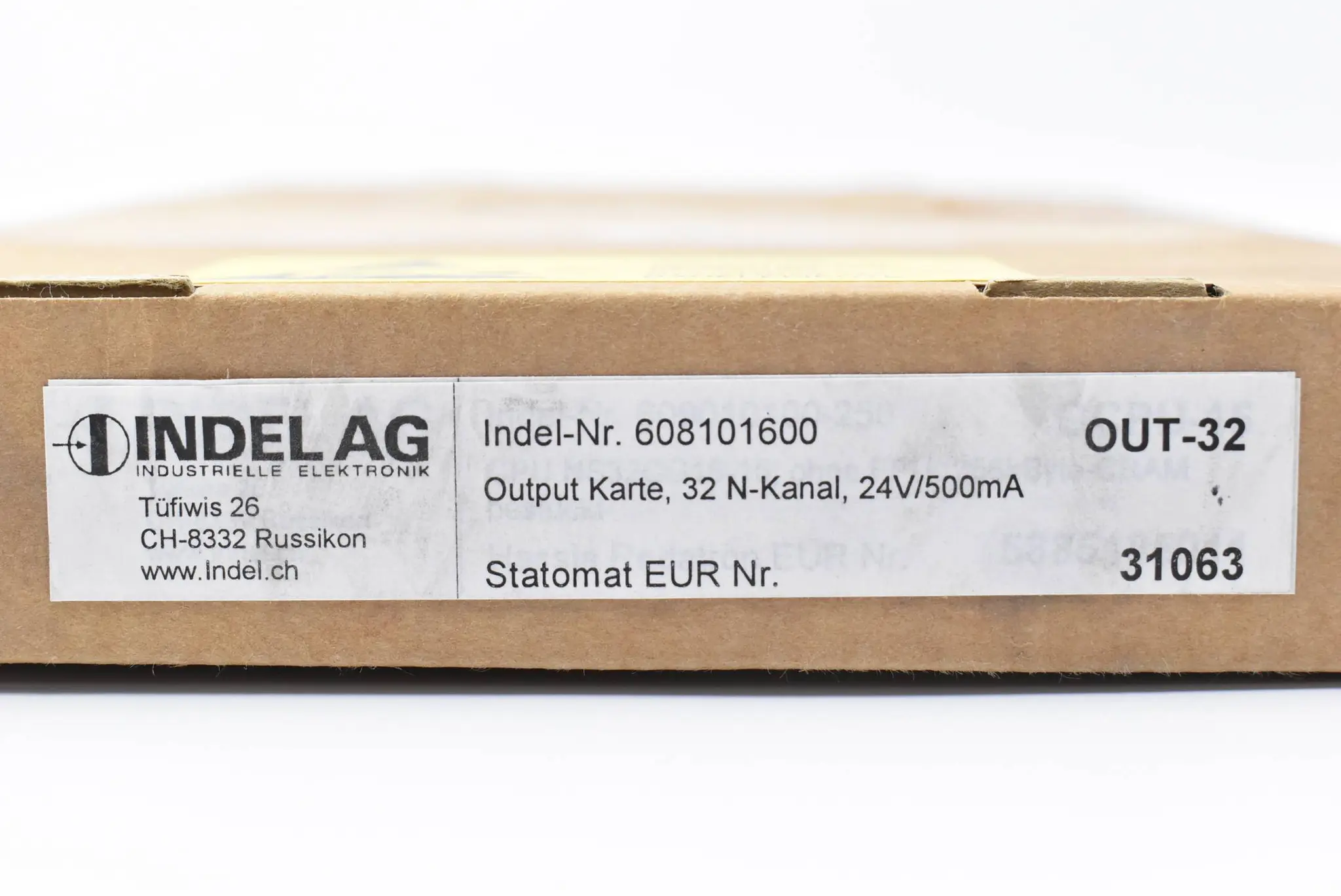 Produktfoto 1 von Indel Output Karte 32 N-Kanal 24V/500mA ( 31063 ) 608101600