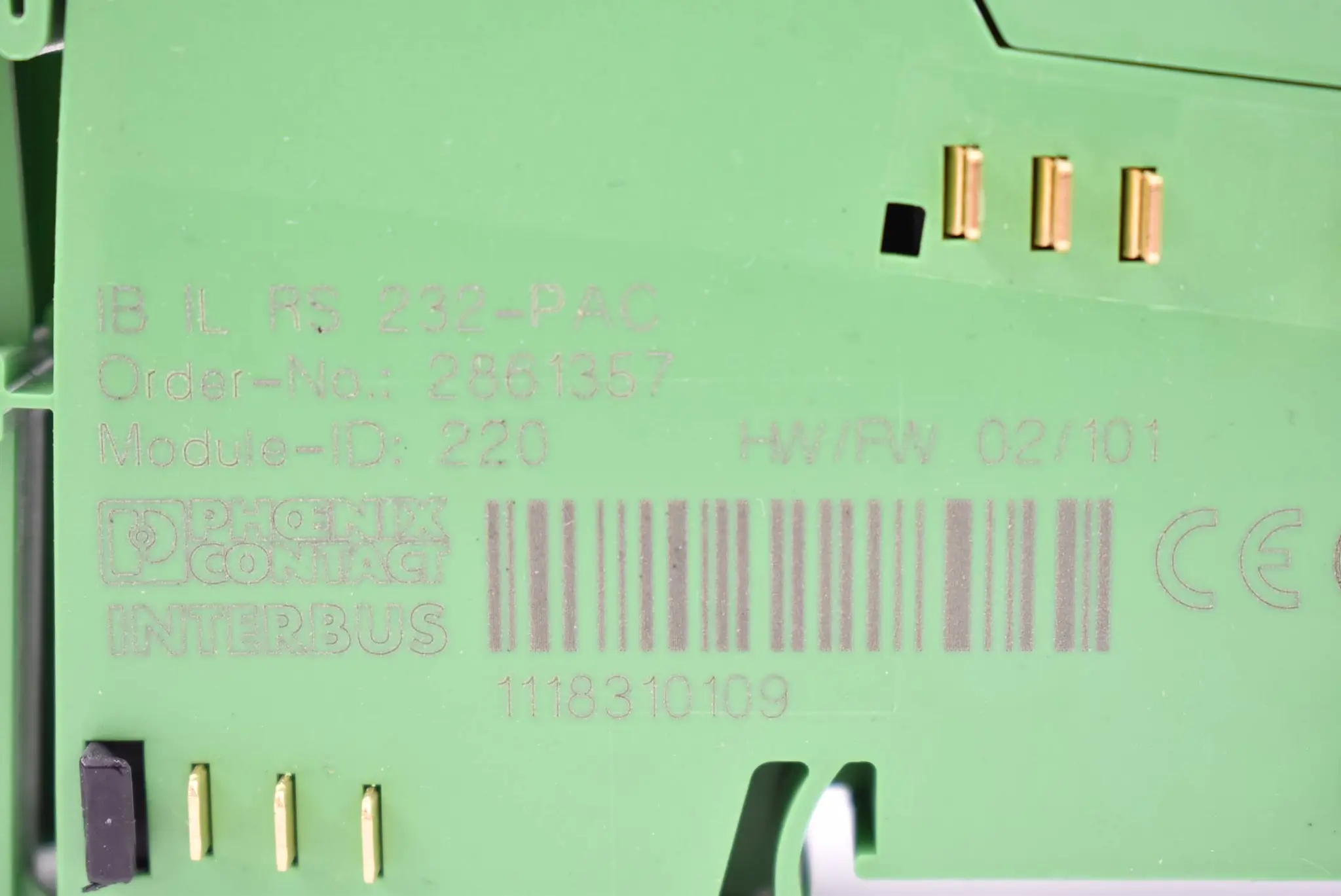 Produktfoto 1 von Phoenix Contact Kommunikationsmodul IB IL RS 232-PAC ( 2861357 )