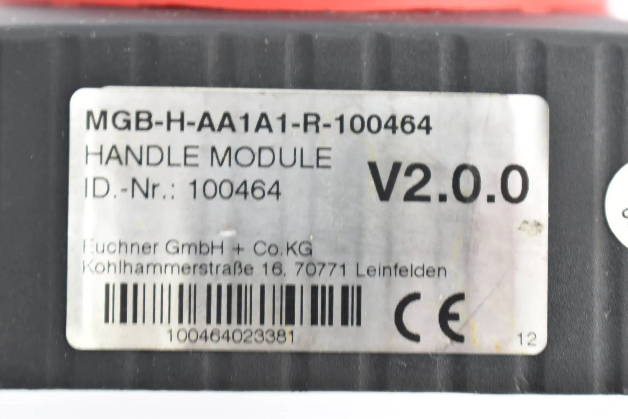 Produktfoto 1 von Euchner Griffmodul Handle Modul V2.0.0 MGB-H-AA1A1-R-100464