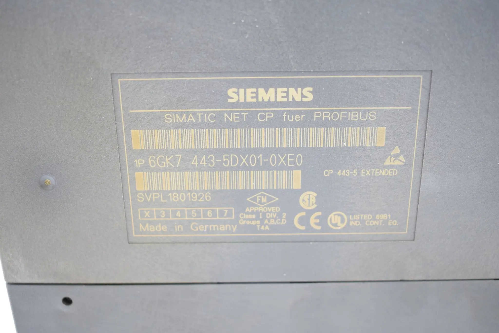 Produktfoto 1 von Siemens simatic Net CP 443-5 6GK7 443-5DX01-0XE0 ( 6GK7443-5DX01-0XE0 ) E2