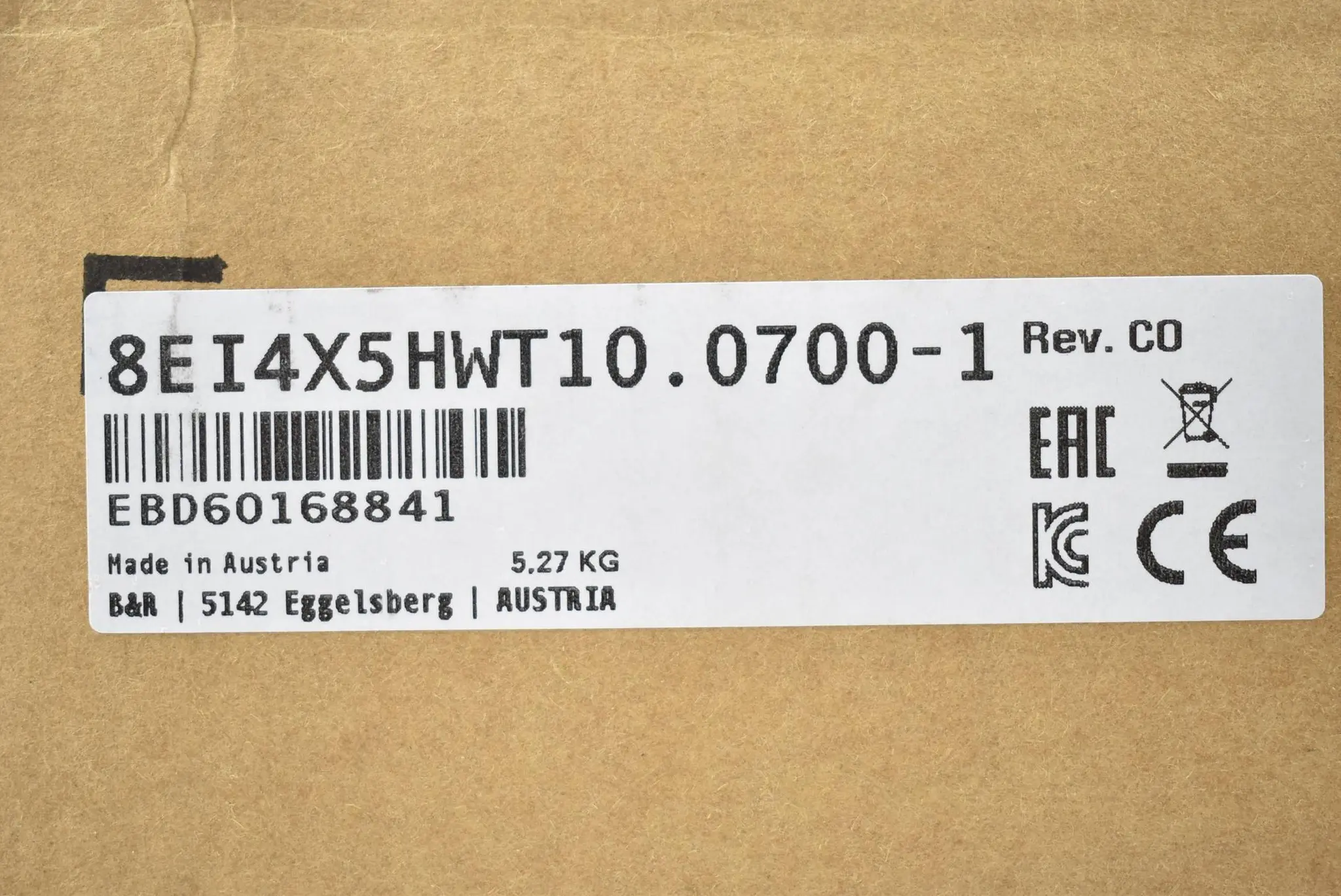Produktfoto 1 von B&R automation Acopos P3 Servoverstärker 8EI4X5HWT10.0700-1 ( Rev. C0 )