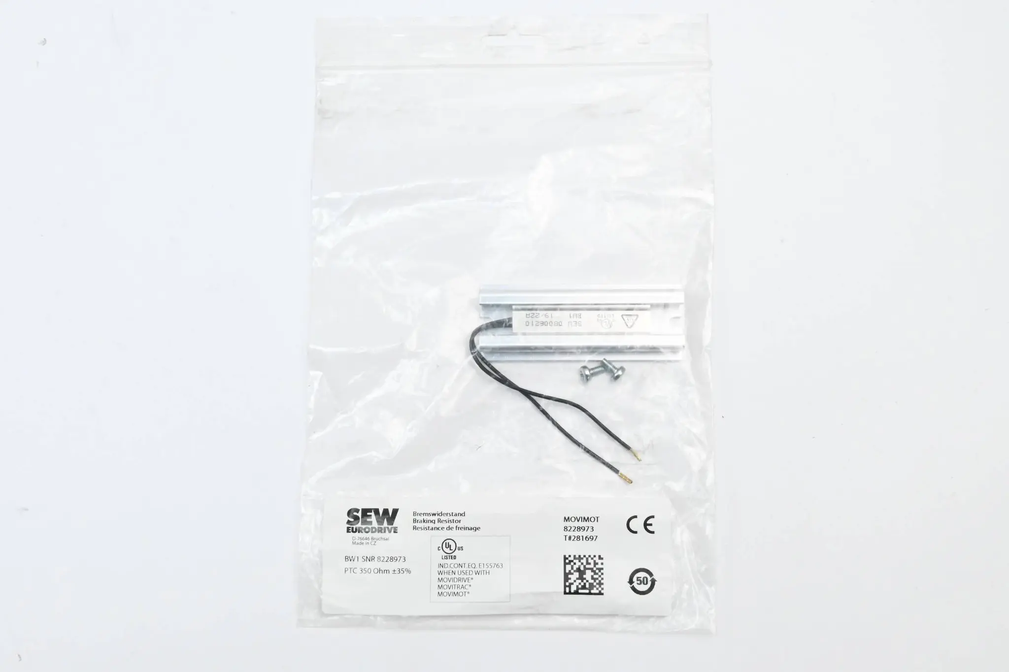 Produktfoto 1 von SEW-Eurodrive Bremswiderstand BW1 ( 8228973 )