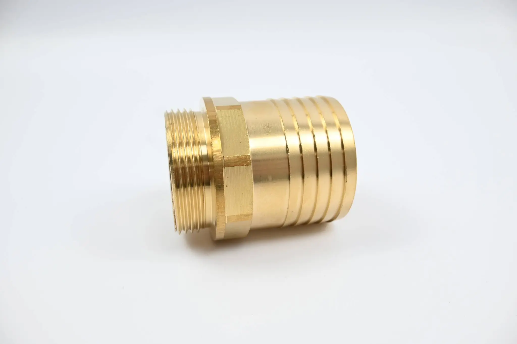 Produktfoto 1 von Gewindetülle / Schlauchtülle Messing ⌀ 4,5 cm Gewinde / ⌀ 5,0 cm Stutzen