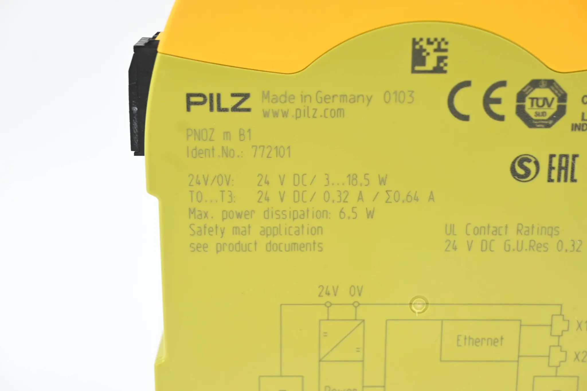 Produktfoto 1 von Pilz Sicherheitsrelais PNOZ m B1 ( 772101 )