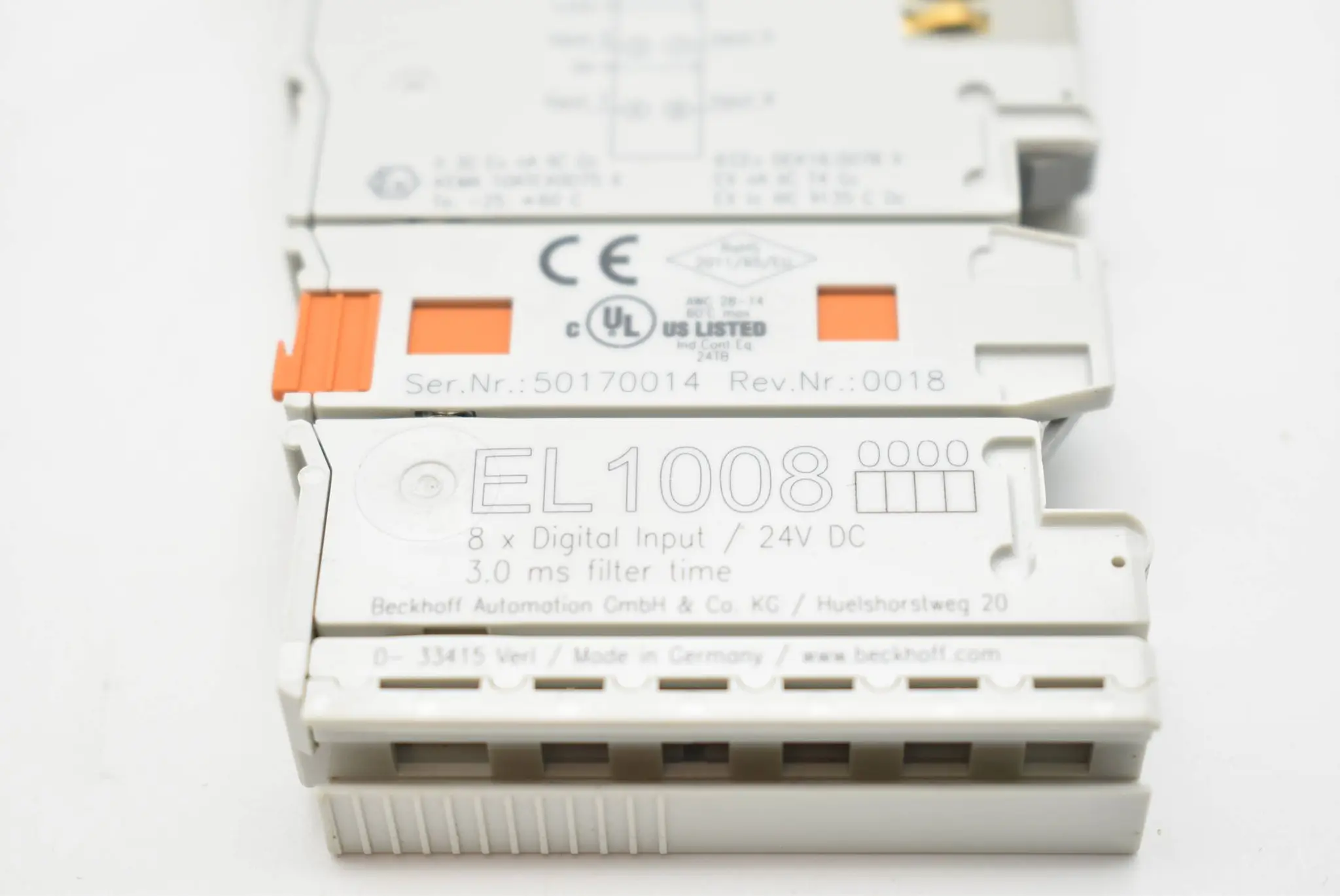 Produktfoto 1 von Beckhoff 8x Digital Input EL1008 ( EL 1008 )