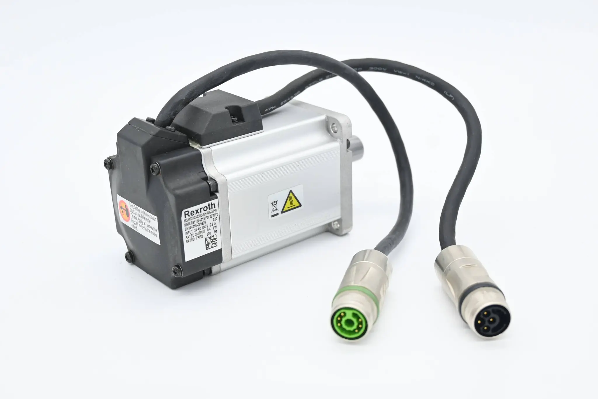 Produktfoto 1 von Rexroth Synchron-Servomotor MSM031C-0300-NN-M5-MH0 ( R911344215 )