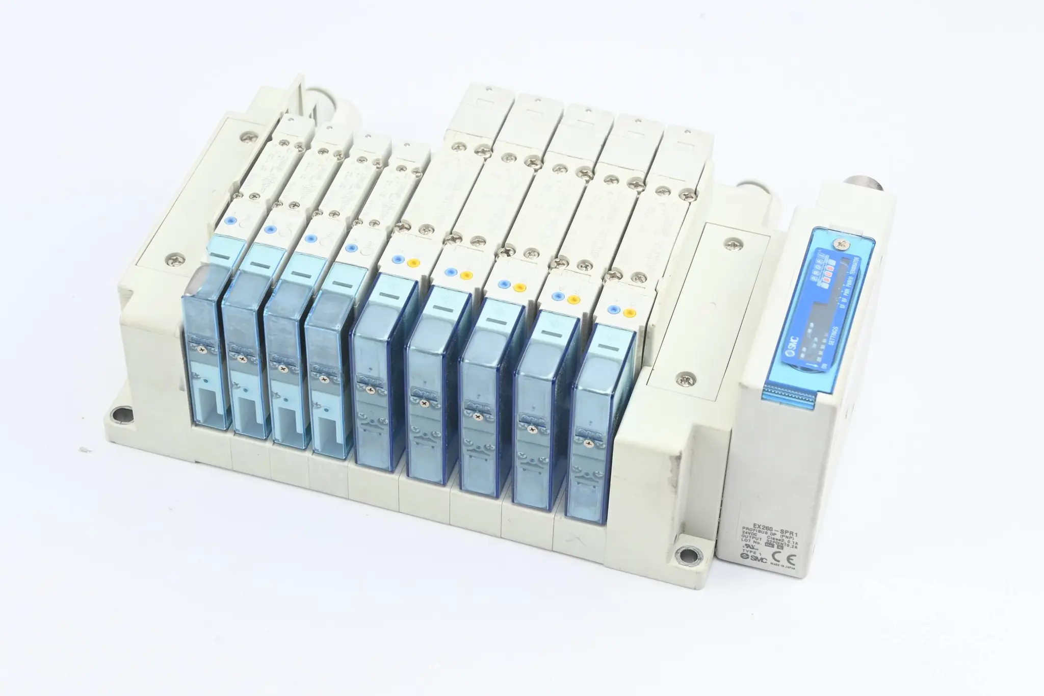 Produktfoto 1 von SMC Ventilinsel EX260-SPR1 + SY5300-5U1 + SY3100-5U1 + SS5Y51-LMU032