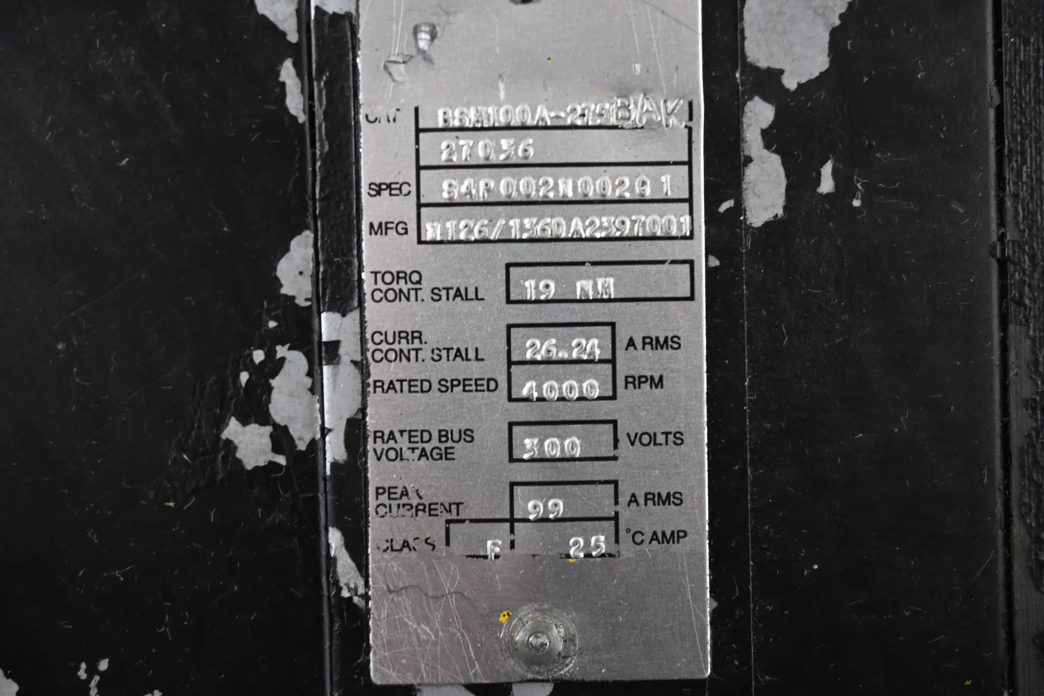Produktfoto 1 von Baldor Servomotor BSM100A-275BAK ( S4P002M00261 )