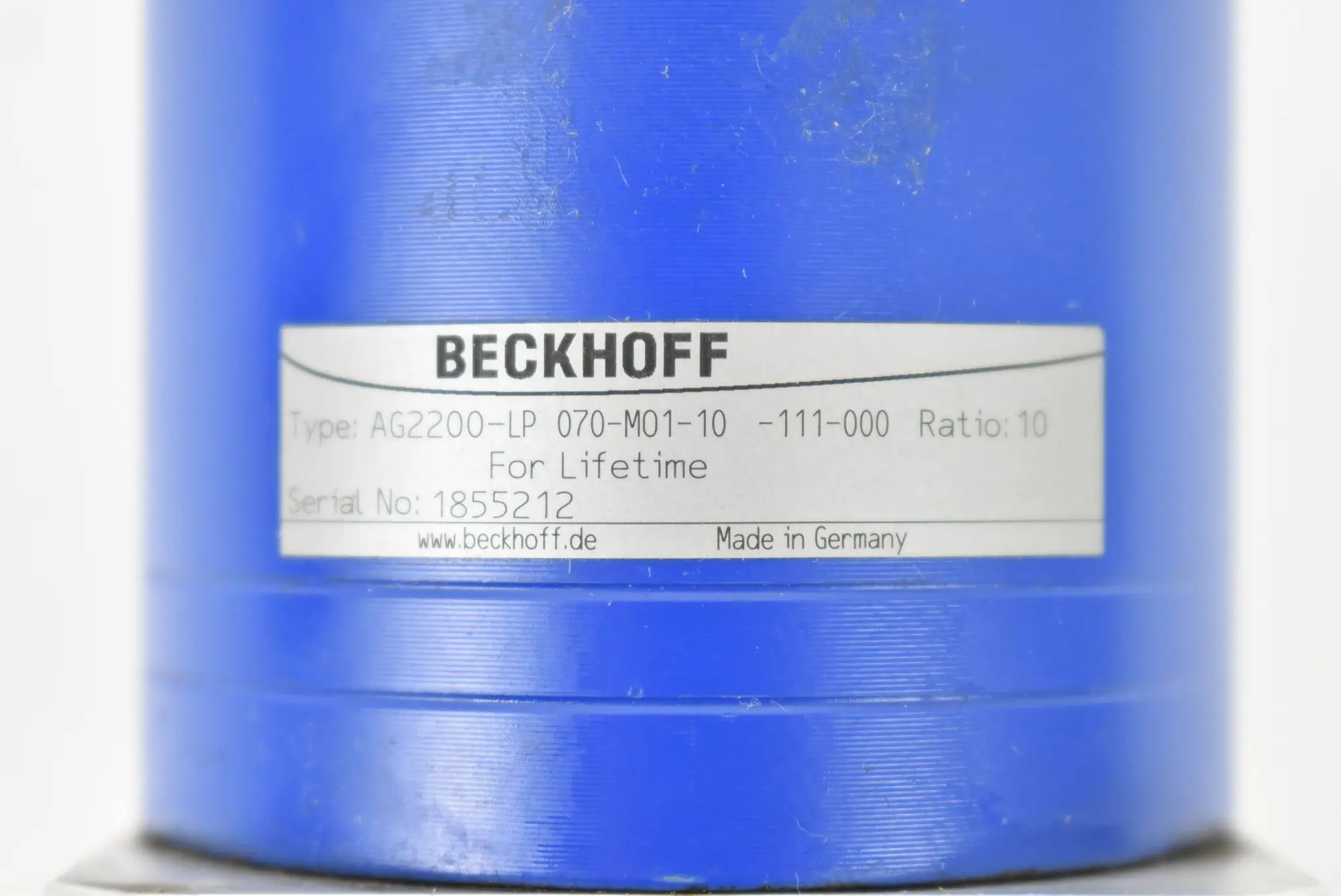 Produktfoto 1 von Beckhoff Getriebe AG2200-LP 070-M01-5-111-000 Ratio 10