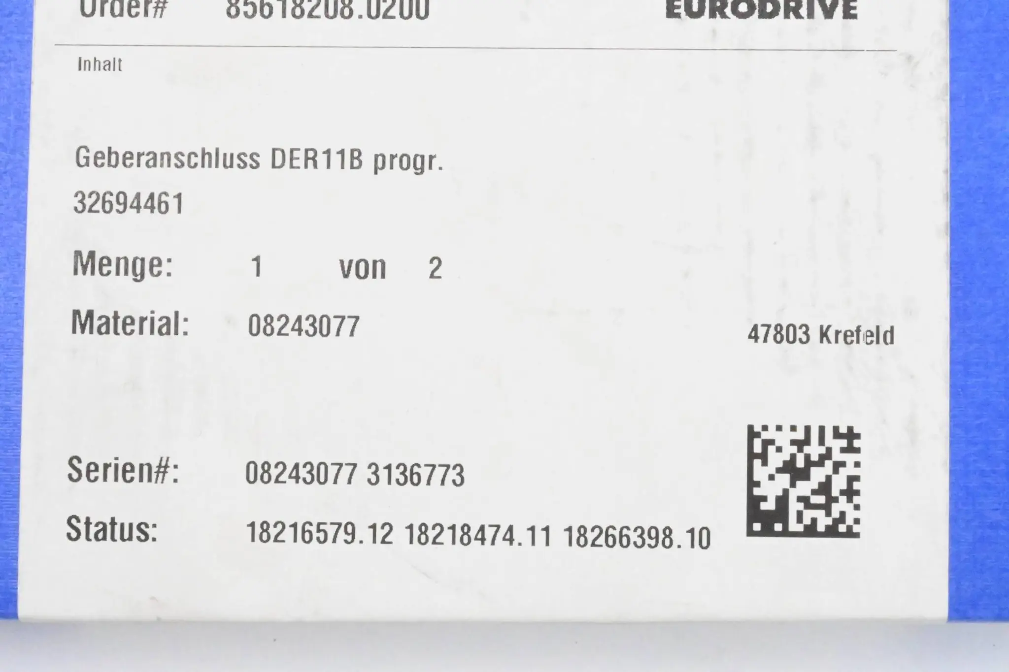 Produktfoto 1 von SEW-Eurodrive Resolverkarte DER11B ( 08243077 )