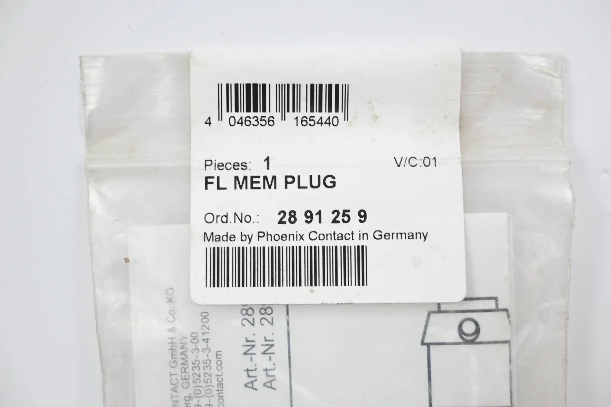 Produktfoto 1 von Phoenix Contact FL MEM PLUG ( 2891259 )