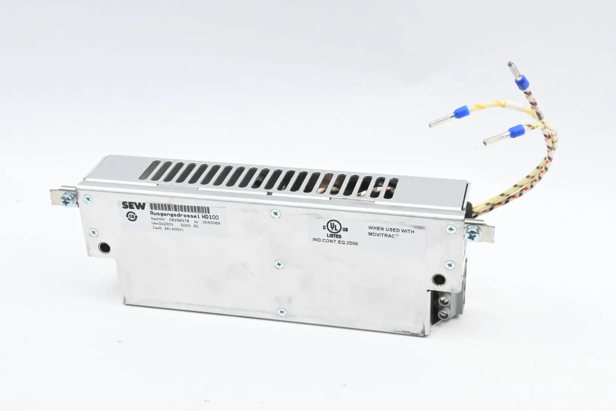 Produktfoto 1 von SEW-Eurodrive Ausgangsdrossel HD 0100 ( HD0100 ) 08298378