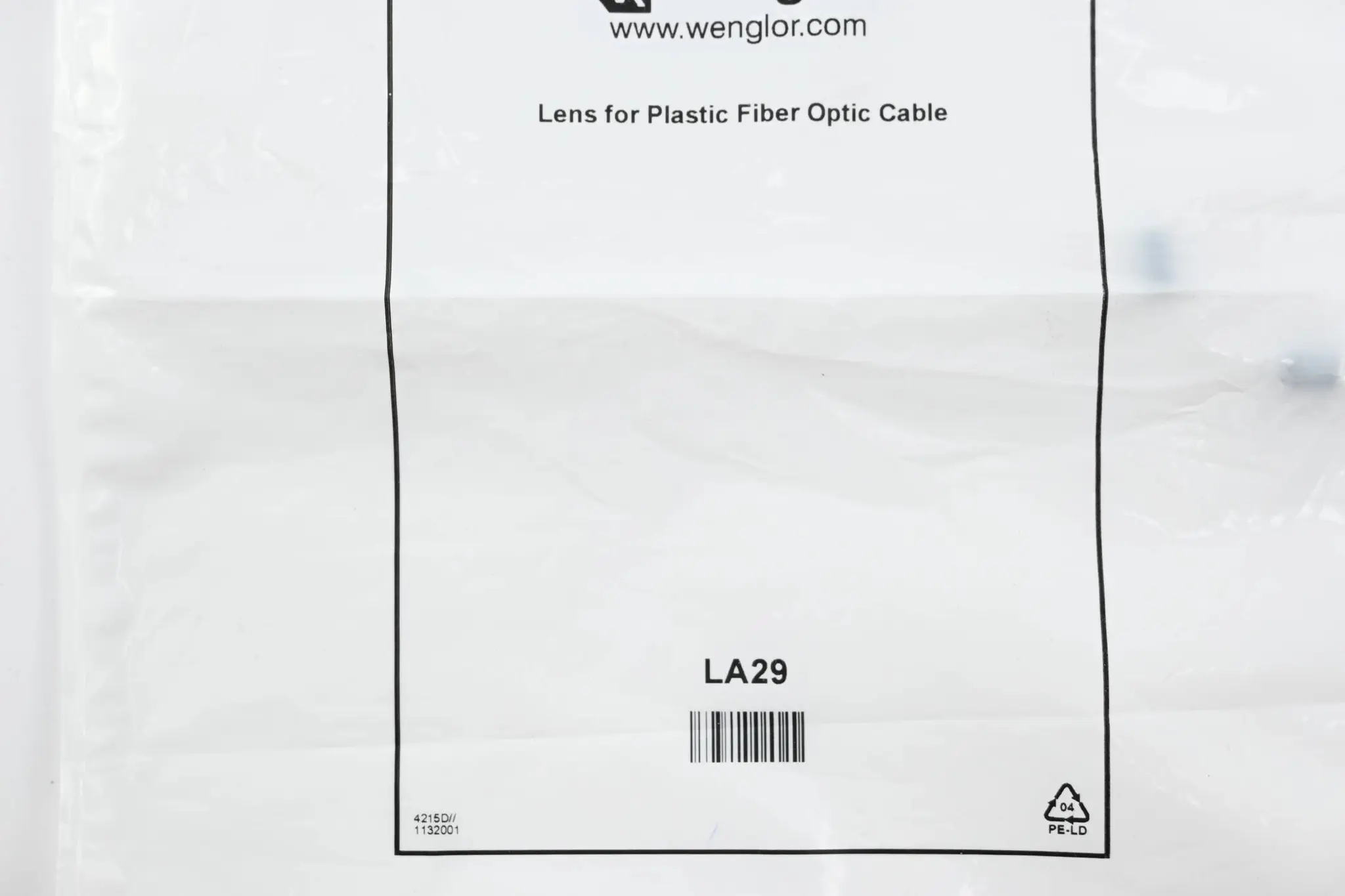 Produktfoto 1 von Wenglor Linse für Kunststofflichtleitkabel LA29  VE: 2 Stück