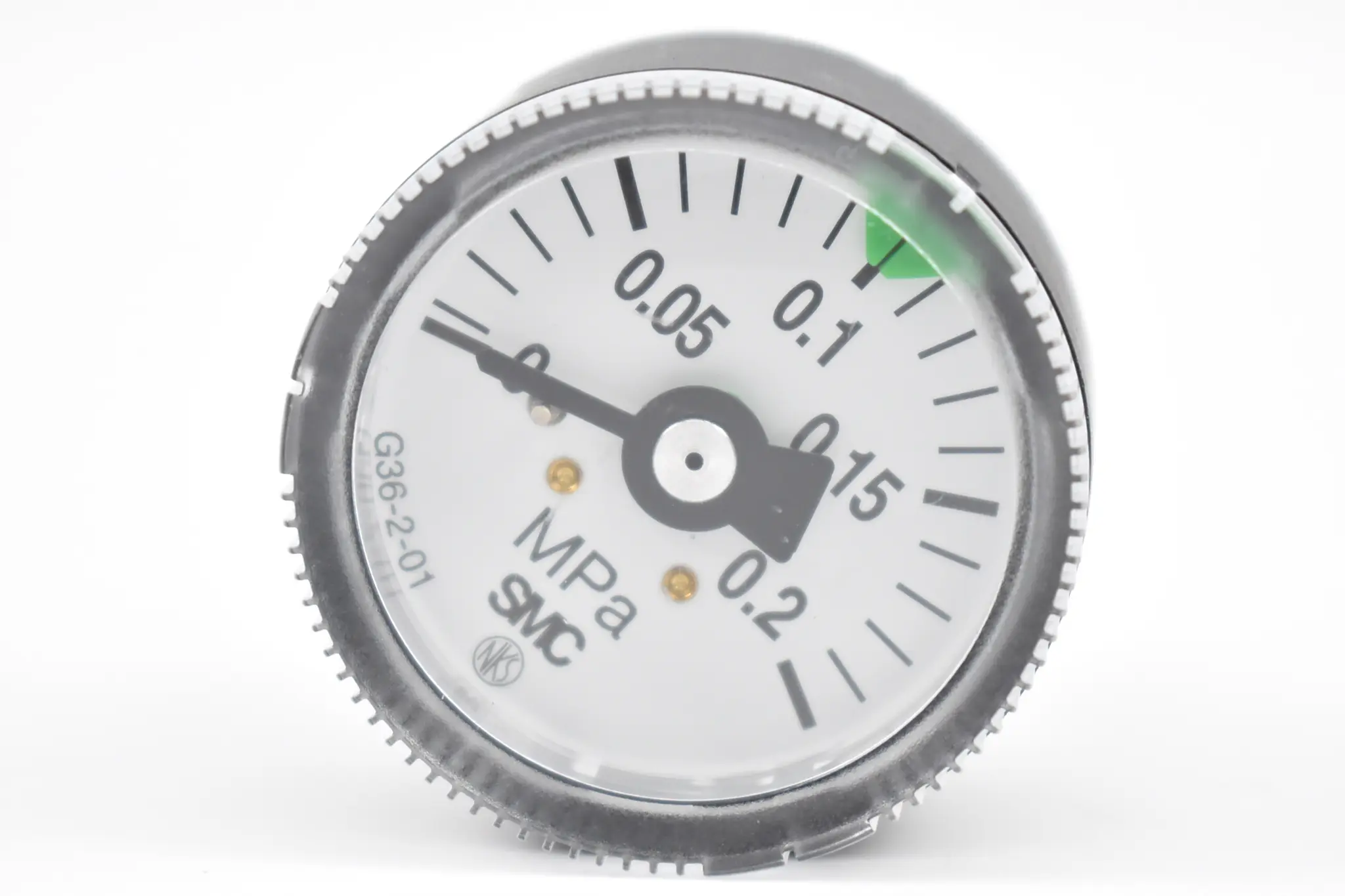Produktfoto 1 von SMC Manometer G36-2-01 ( rund 0,2 MPa 1/8 U/min. )