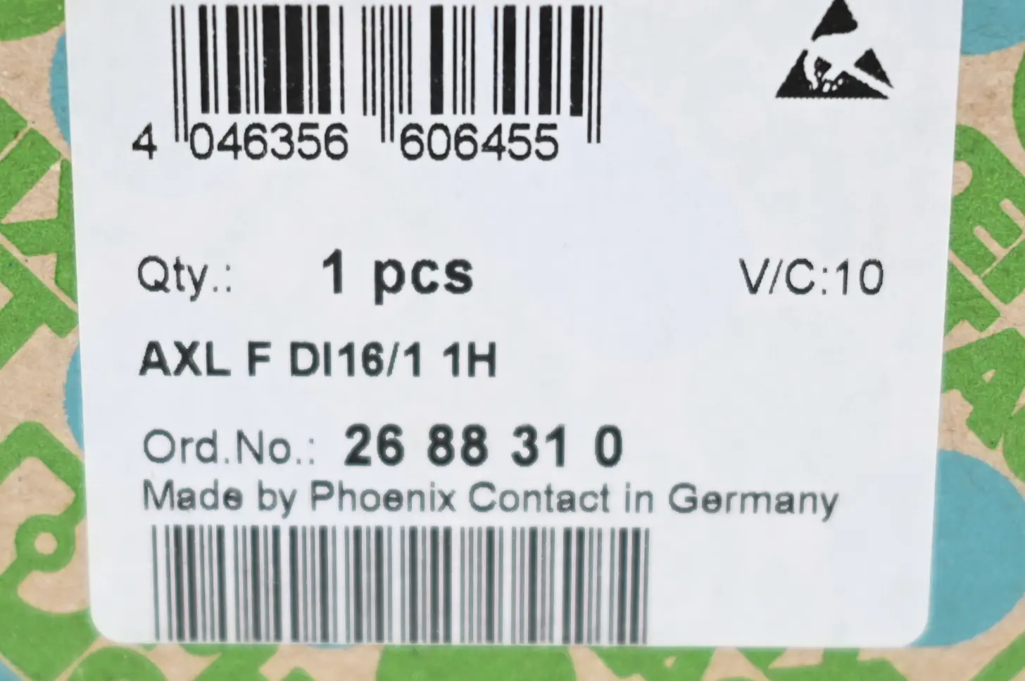 Produktfoto 1 von Phoenix Contact Digitalmodul AXL F DI16/1 1H ( 2688310 )
