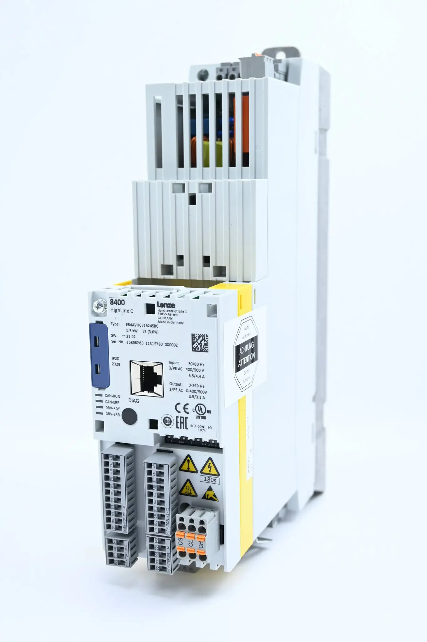 Produktfoto 1 von Lenze Inverter Drives 8400 E84AVHCE1524SB0-ETXXX ( 15856285 )