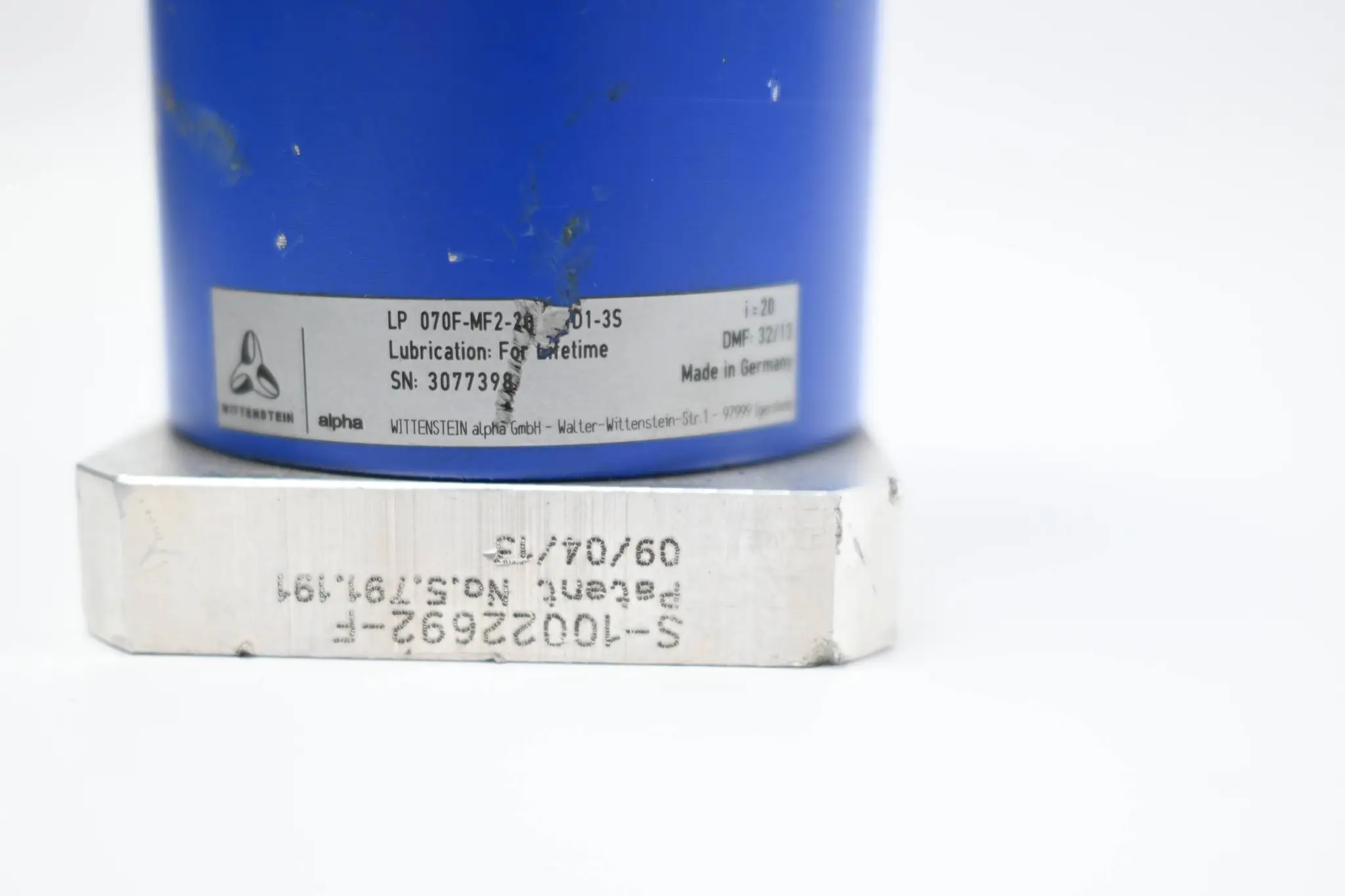 Produktfoto 1 von Wittenstein alpha Getriebe LP 070F-MF2-28 ( LP070F-MF2-28 ) i=20