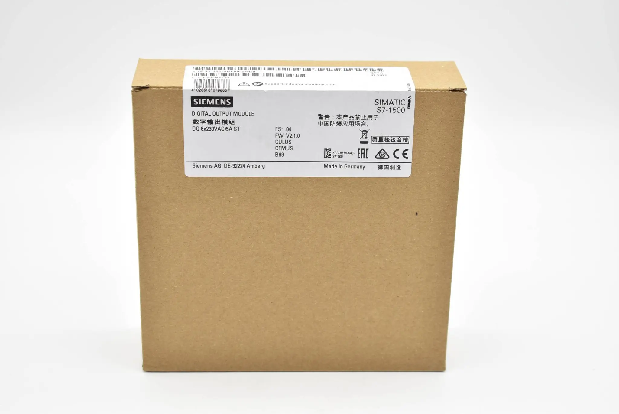 Produktfoto 1 von Siemens simatic S7-1500 DO 6ES7 522-5HF00-0AB0 ( 6ES7522-5HF00-0AB0 ) E.4
