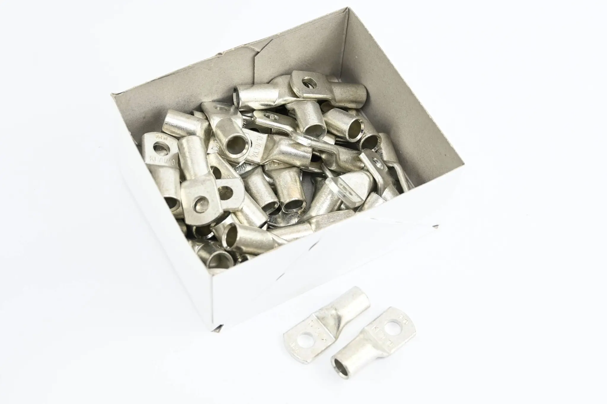 Produktfoto 1 von Klauke 50 Stück Rohrkabelschuh verzinkt 70QMM M10 ( 7R10 )