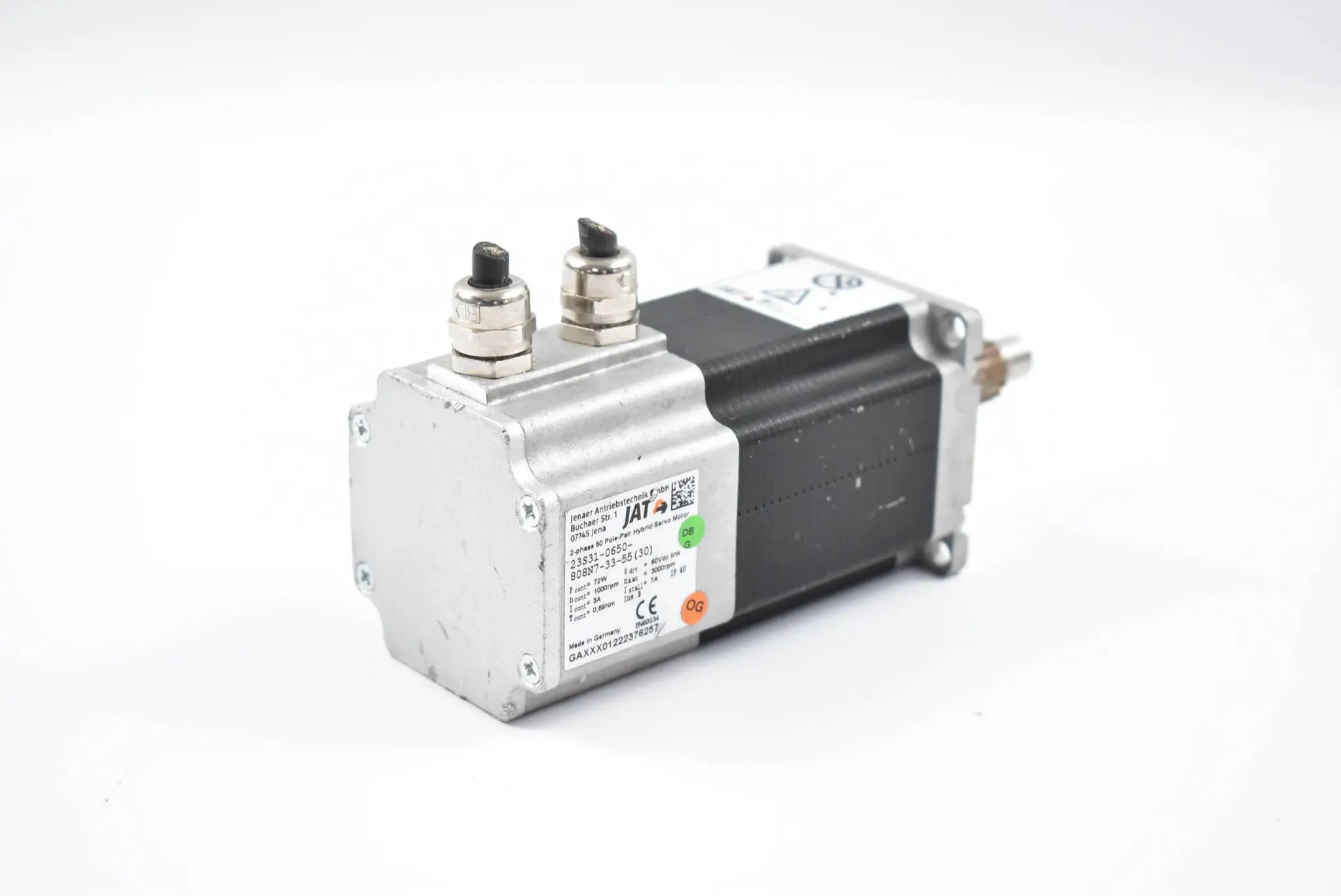 Produktfoto 1 von Jenaer 50 Rollenpaar-Servomotor 23S31-0650-808N7-33-55 (30) ( 72W )