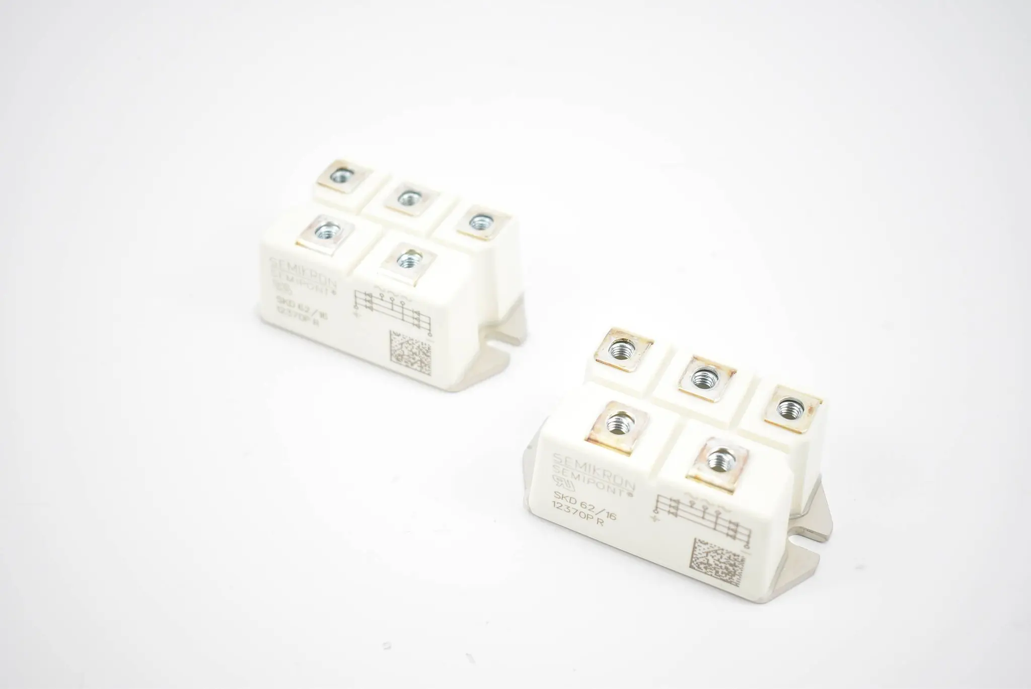 Produktfoto 1 von Danfoss Semikron Semipont Diodenmodul SKD 62/16 ( 175H0483 ) 2 Stück