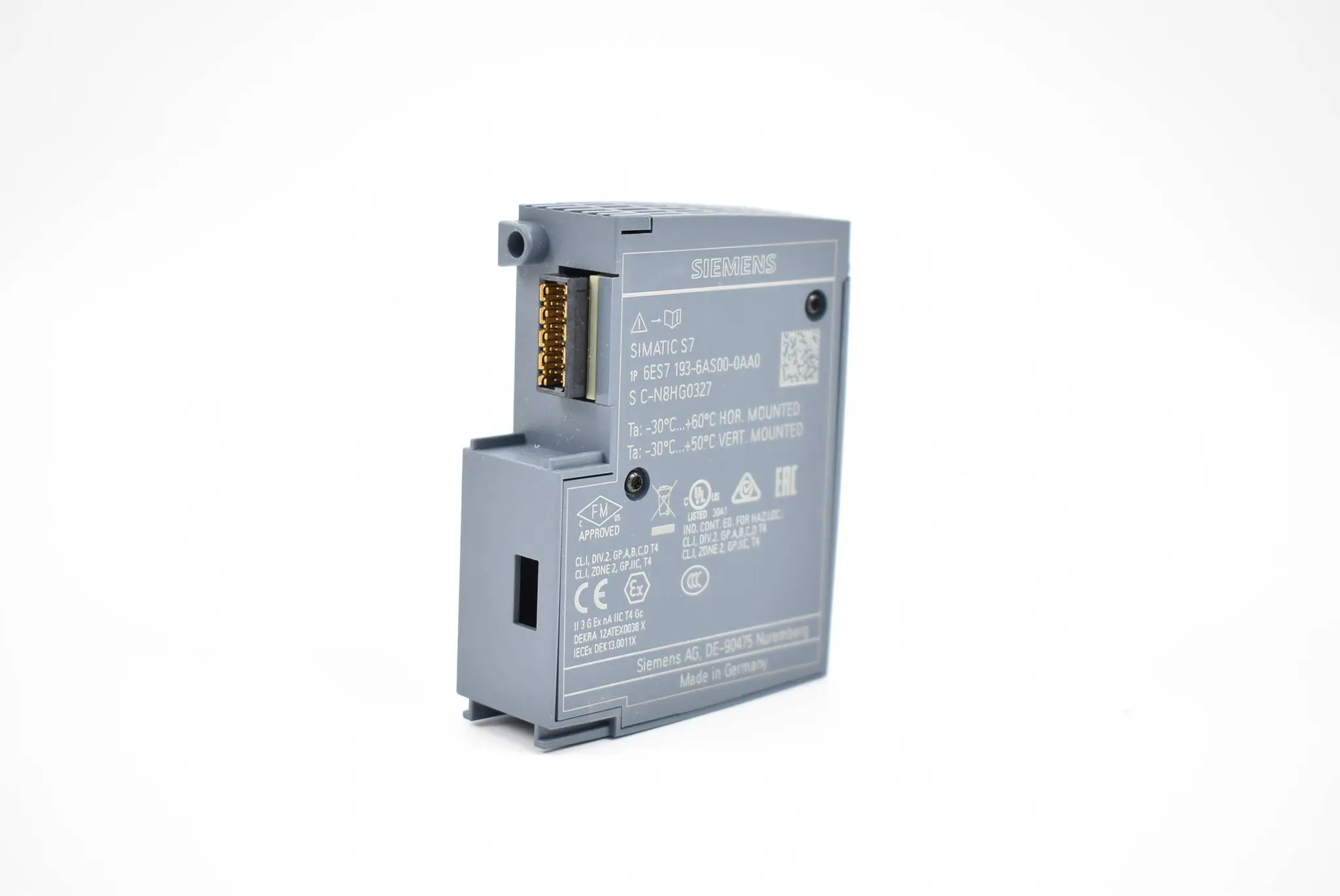 Produktfoto 1 von Siemens Simatic ET 200SP 6ES7193-6AS00-0AA0 ( 6ES7 193-6AS00-0AA0 )