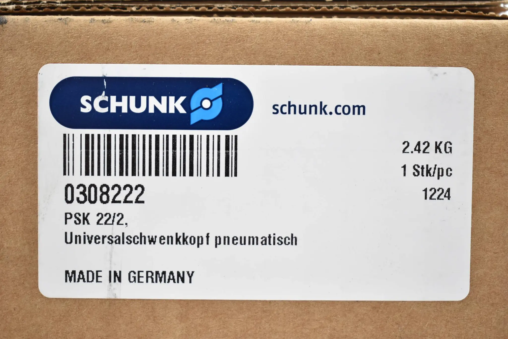 Produktfoto 1 von Schunk Kompakt-Schwenkkopf PSK 22/2 ( PSK22/2 ) 0308222