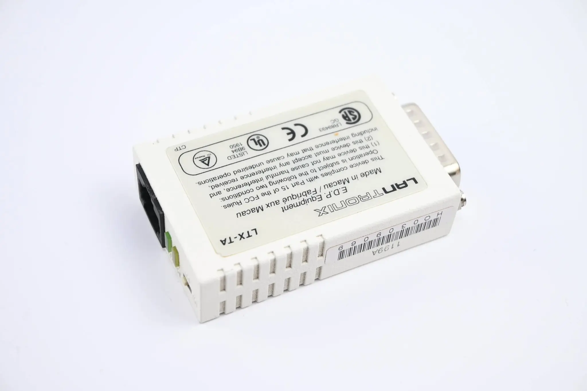Produktfoto 1 von Lantronix Twisted Pair Transceiver IEEE 802.3 10BASE-T ( LTX-TA )