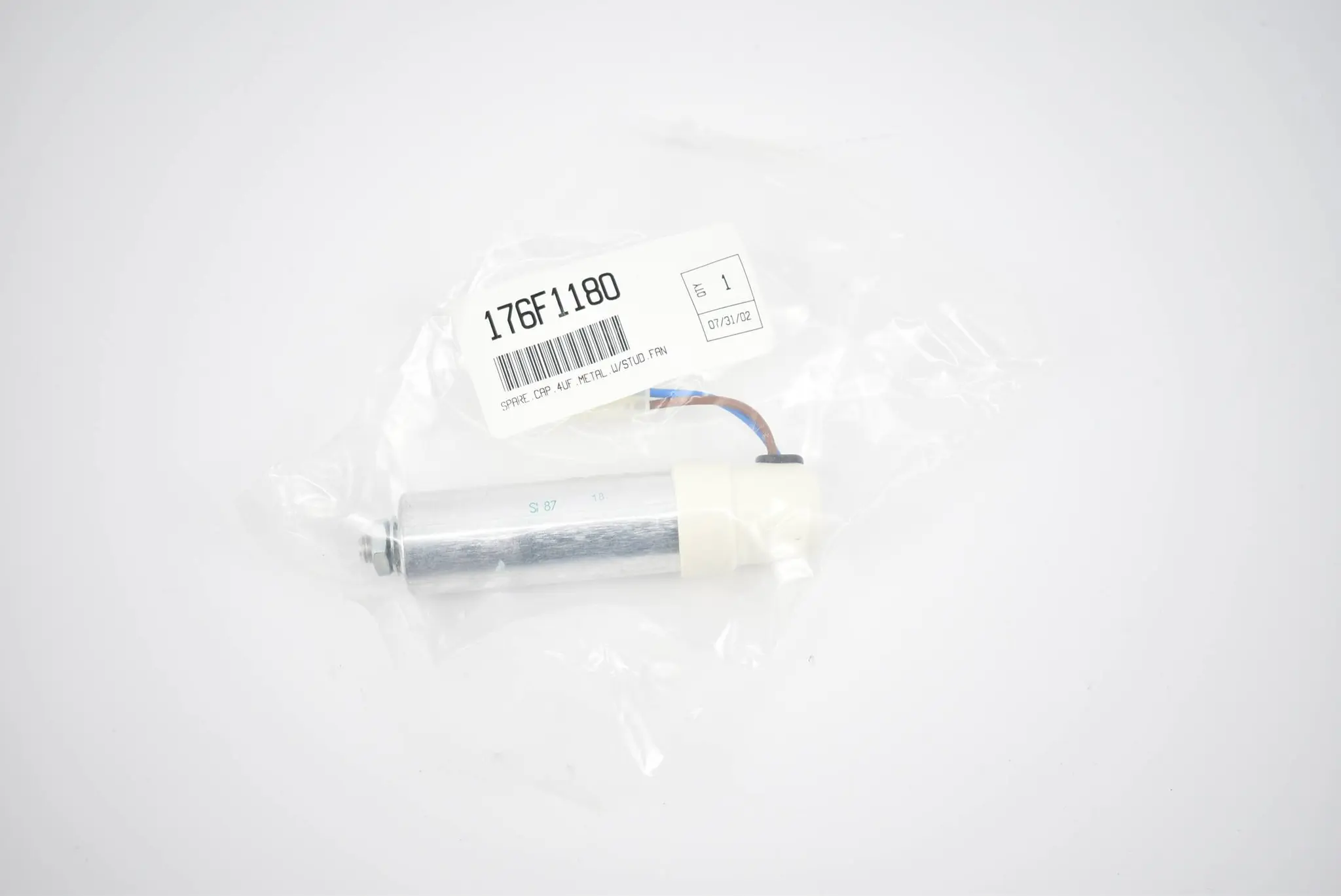 Produktfoto 1 von Danfoss Kondensator mit Stecker 4µF 176F1180