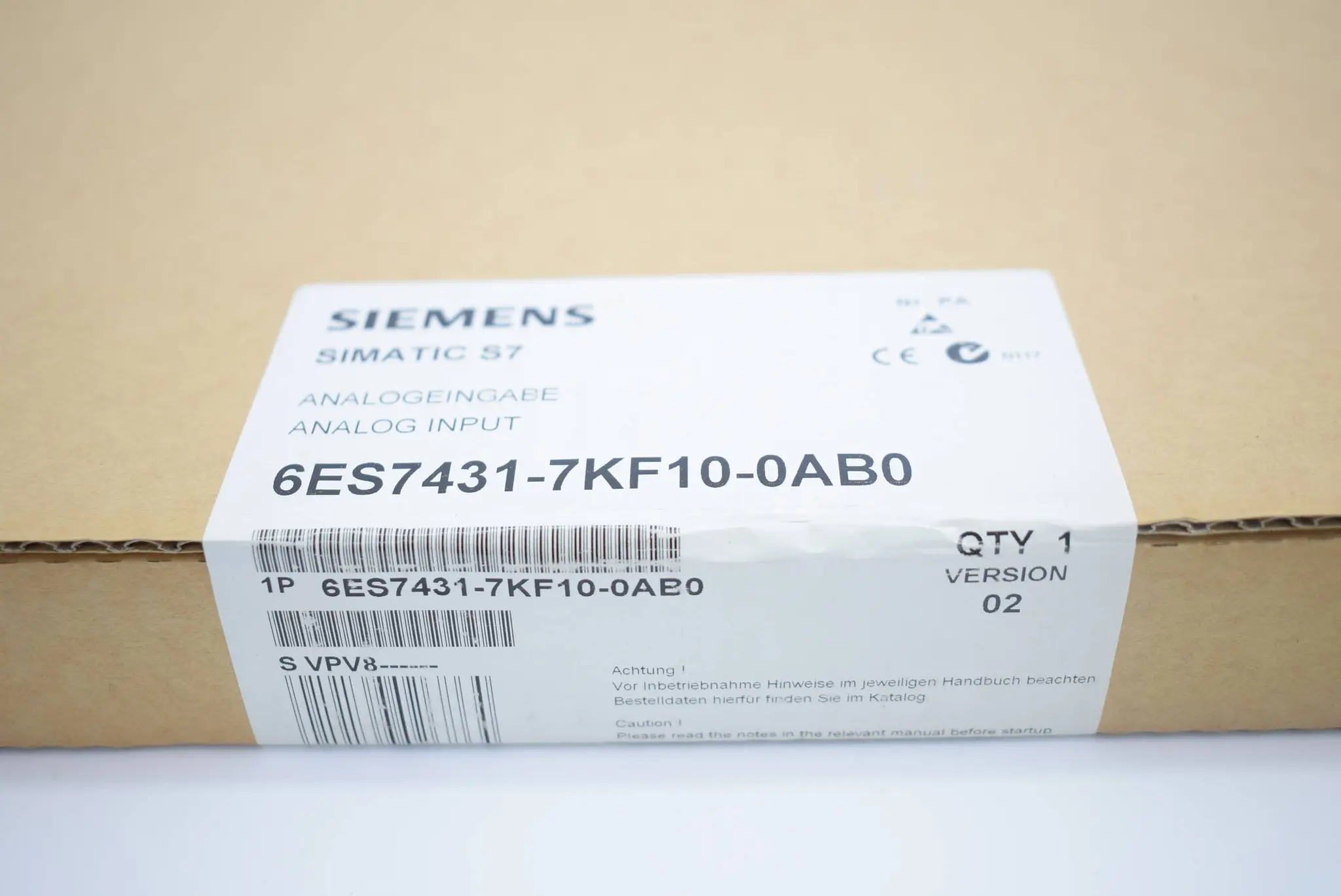 Produktfoto 1 von Siemens simatic S7 SM431 6ES7 431-7KF10-0AB0 ( 6ES7431-7KF10-0AB0 ) E.2