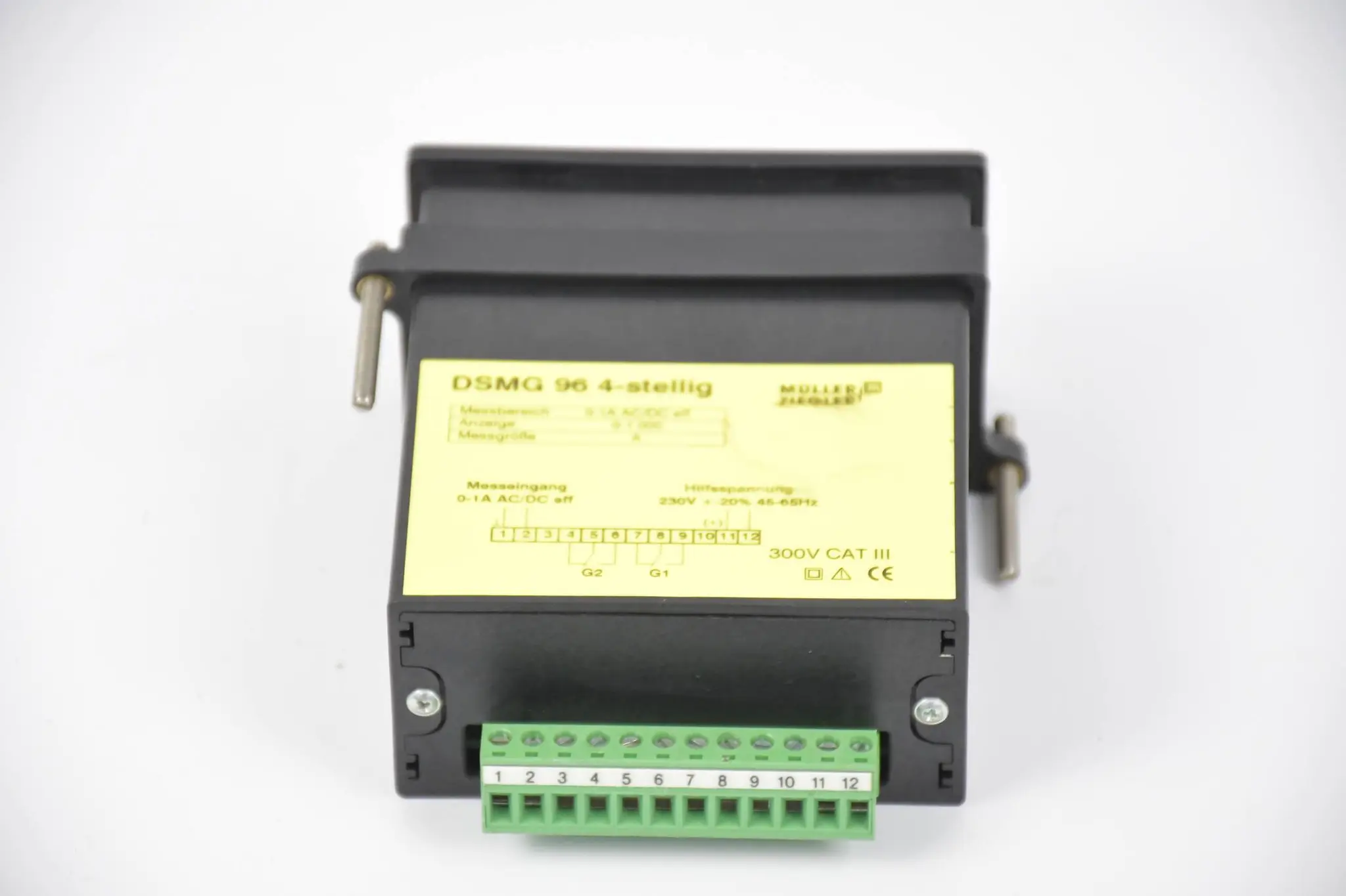 Produktfoto 1 von Müller + Ziegler Digitales Messgerät DSMG 96 4-stellig ( 0-1A, AC+D )