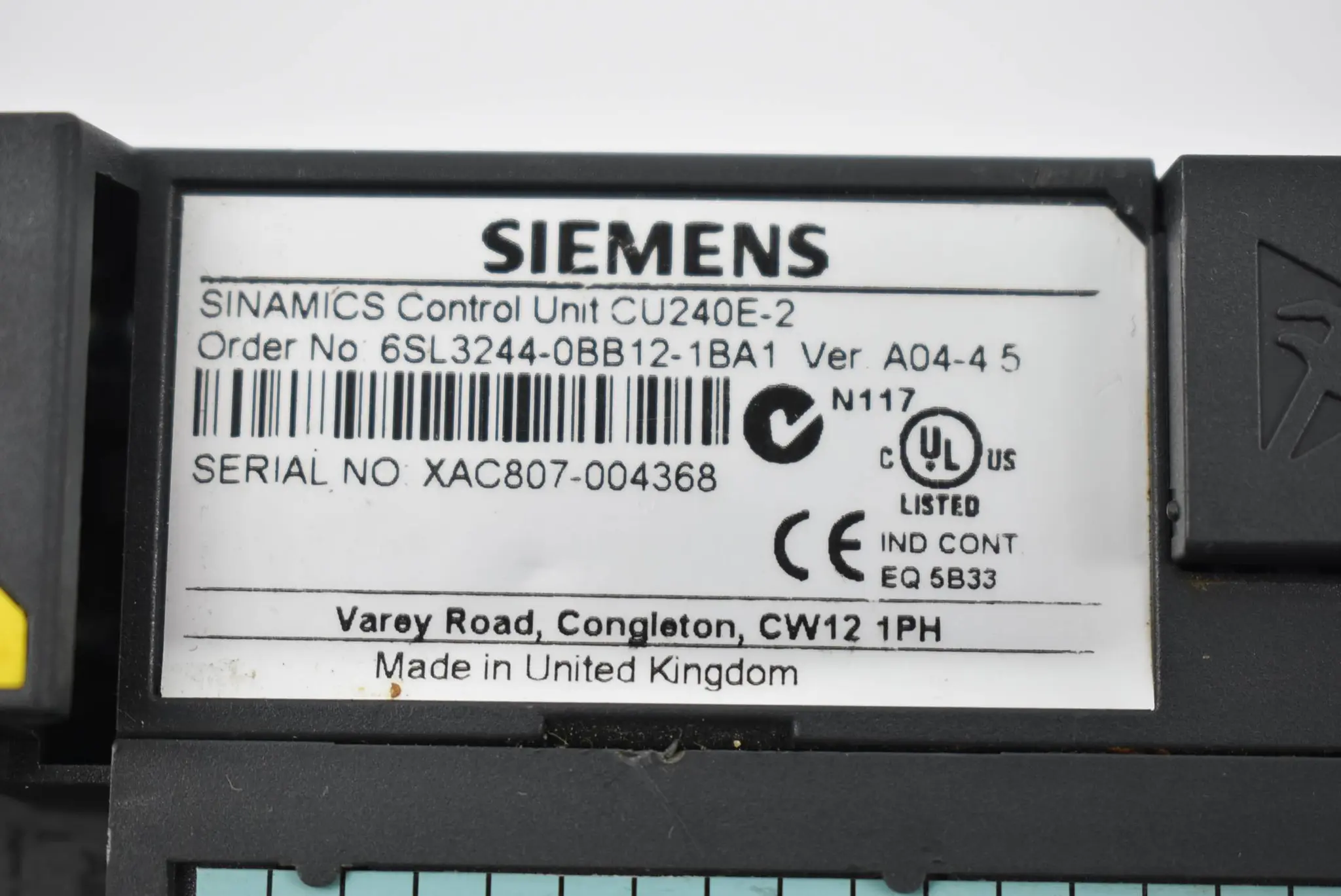 Produktfoto 1 von Siemens sinamics G120 Control Unit 6SL3 244-0BB12-1BA1 ( 6SL3244-0BB12-1BA1 )