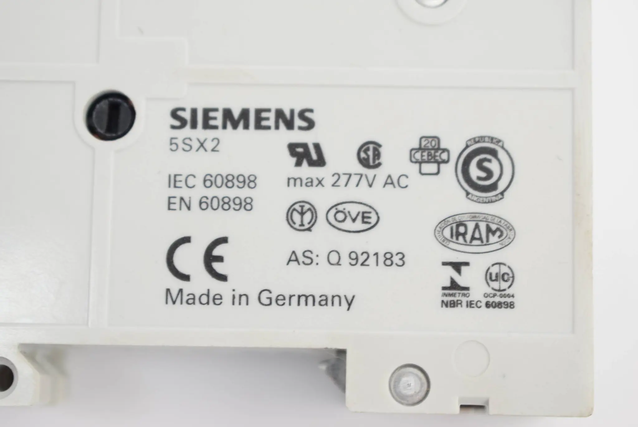 Produktfoto 1 von Siemens Hilfsstromschalter 5SX9100