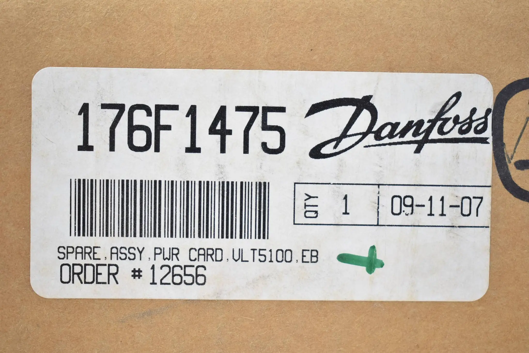 Produktfoto 1 von Danfoss Leistungskarte für VLT5100 500V Bremse 176F1475