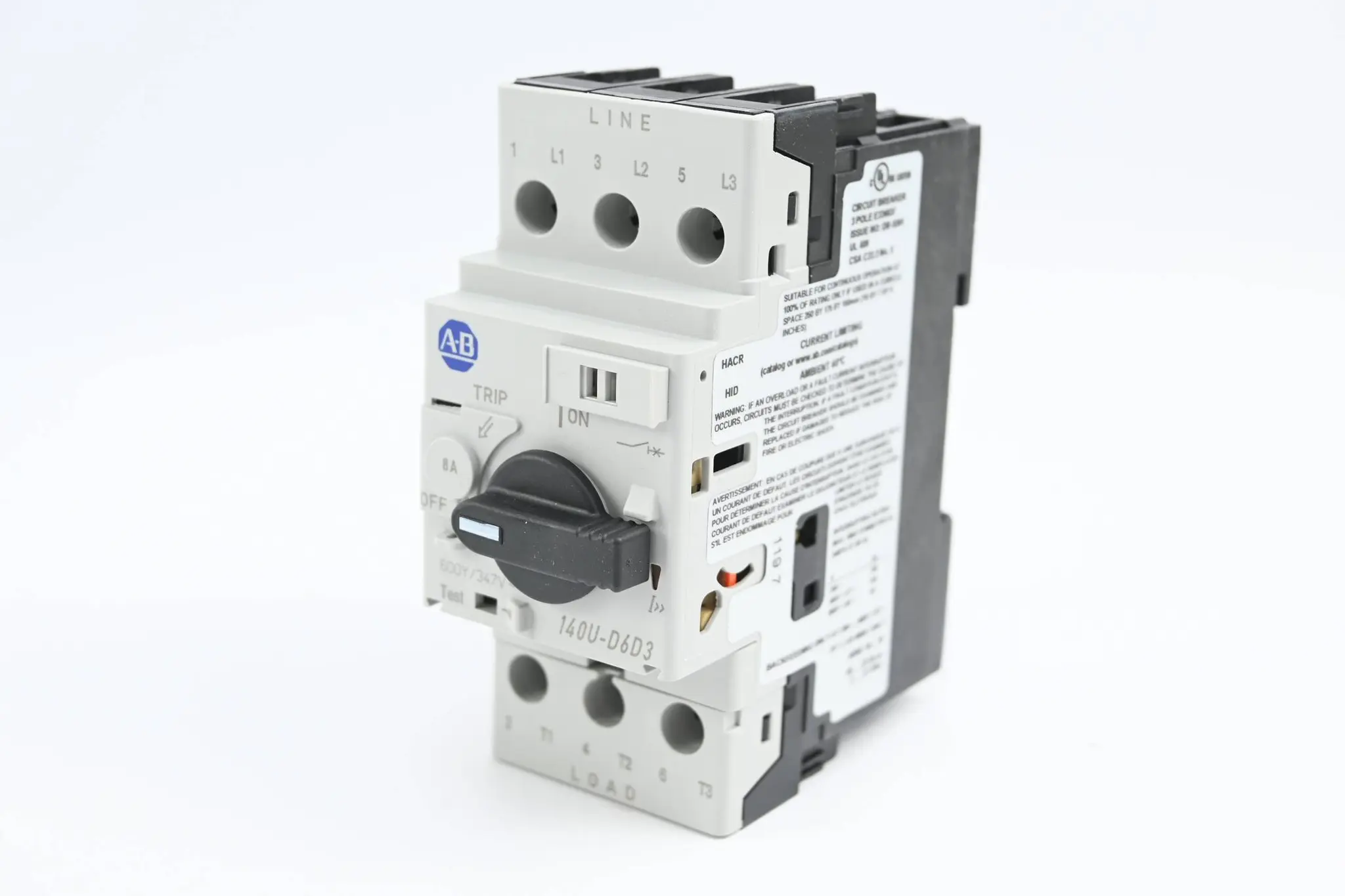 Produktfoto 1 von Allen Bradley Leistungsschalter 140U-D6D3-B80