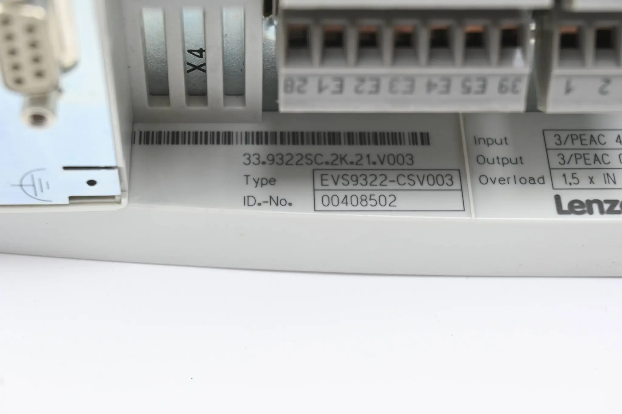 Produktfoto 1 von Lenze Servoumrichter EVS9322-CSV003 ( 00408502 ) 33.9322SC.2K.21.V003