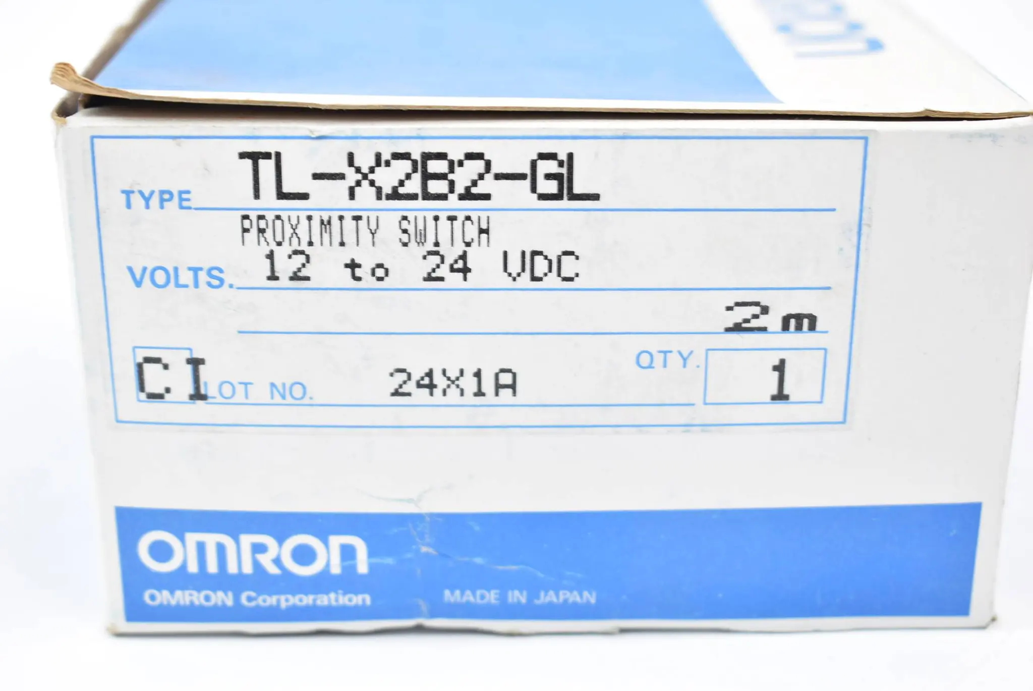 Produktfoto 1 von Omron Proximity Switch Näherungsschalter TL-X2B2-GL ( 12 - 24 VDC 2m )