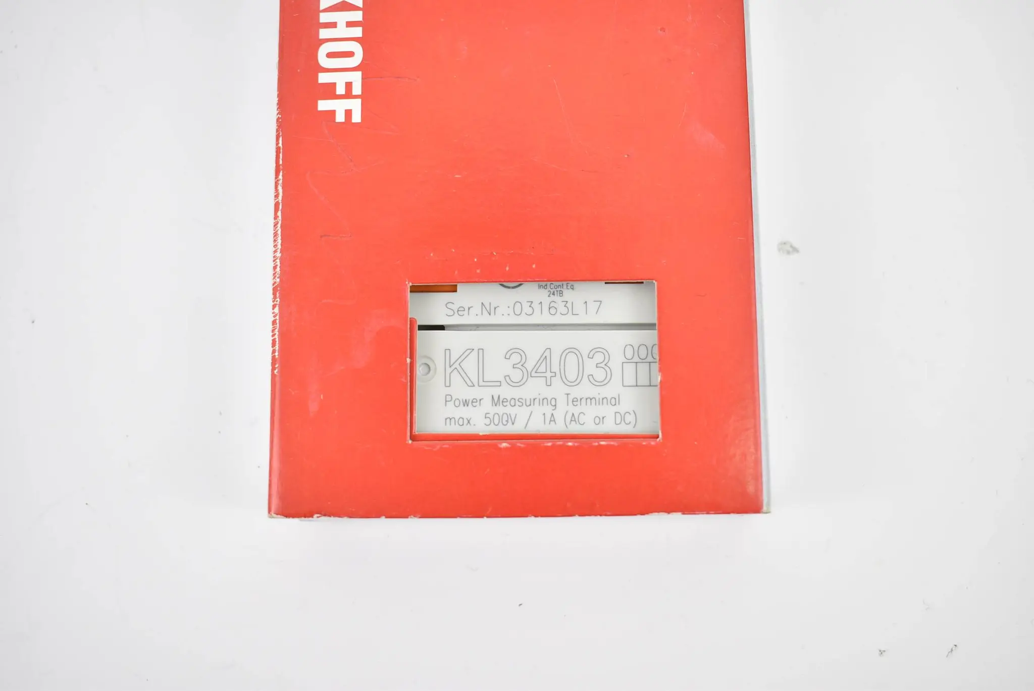 Produktfoto 1 von Beckhoff Power Measuring Terminal KL3403