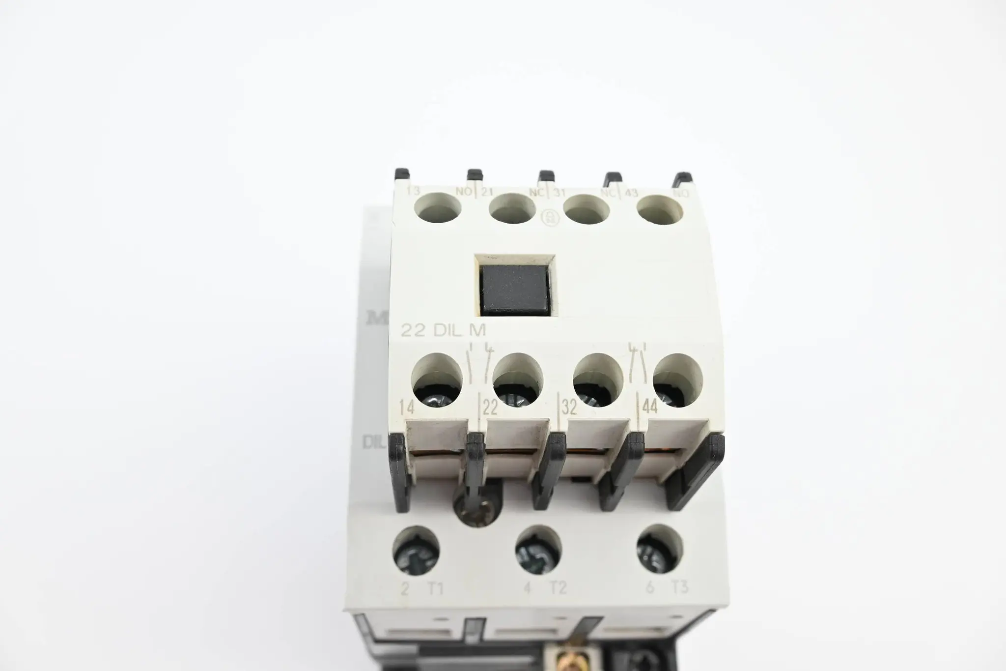 Produktfoto 1 von Moeller Leistungsschütz 230V 50 Hz DIL1M inkl. Hilfsblock 22DILM